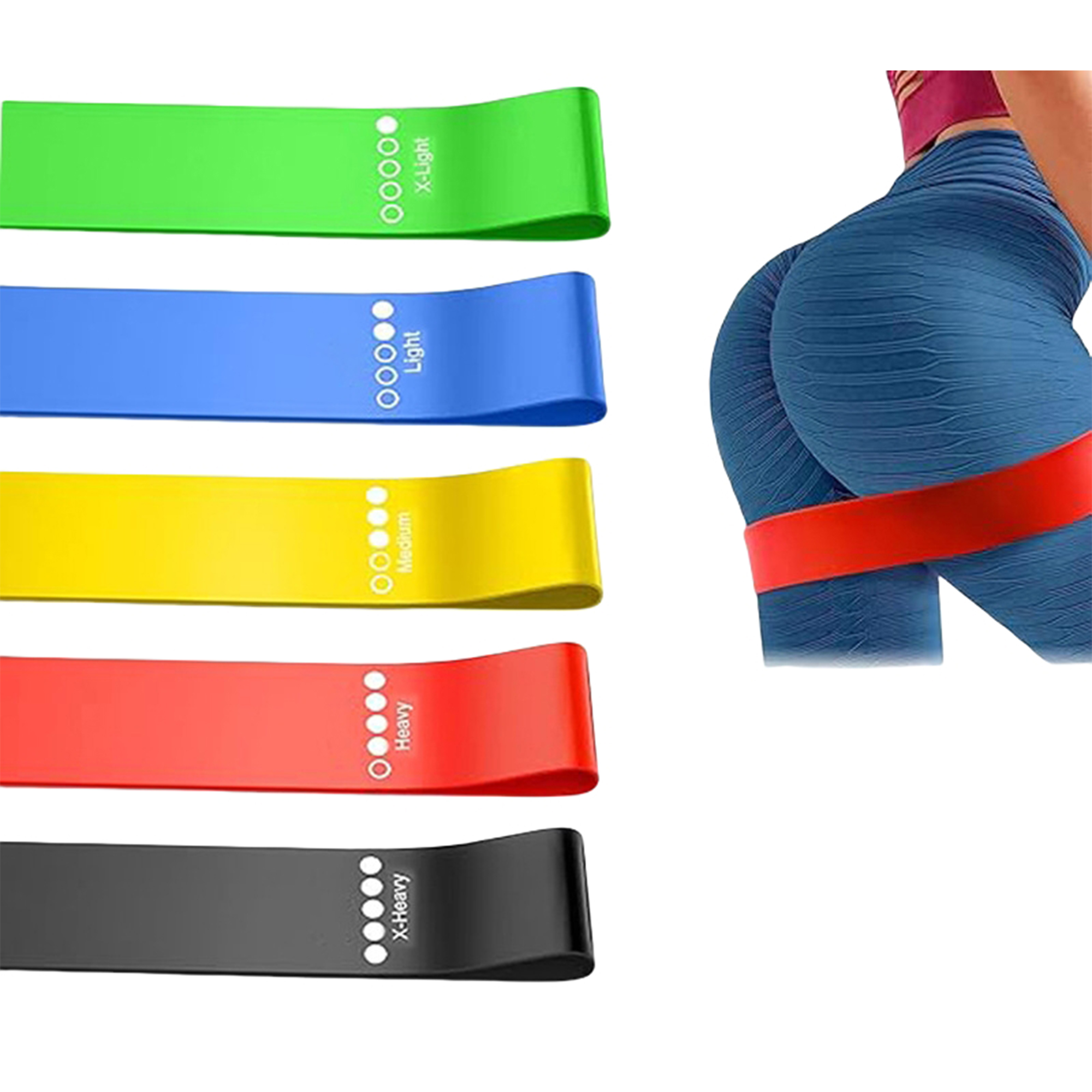 MOQ50 Yoga Resistance Exercise Bands 2