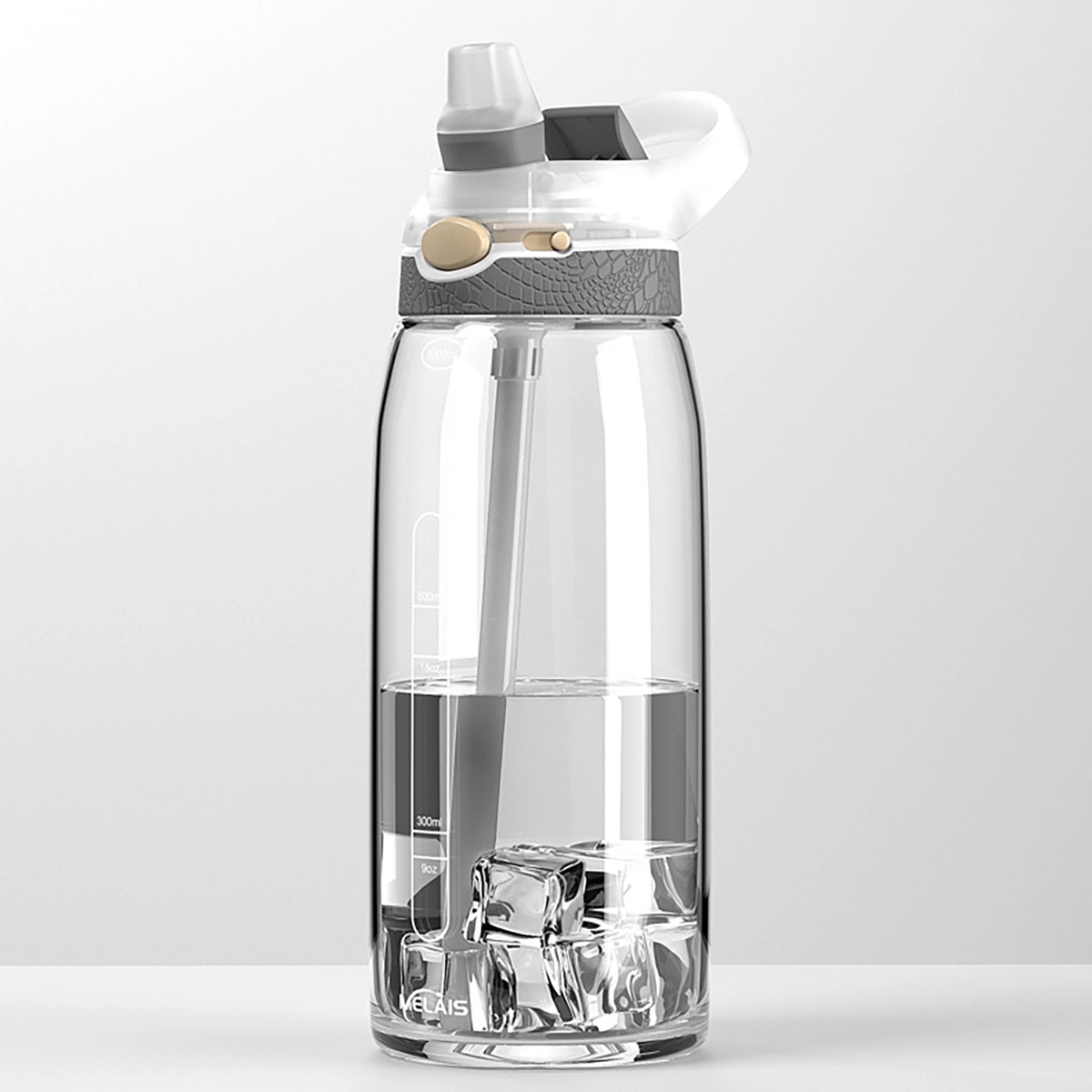 1000Ml Sports Water Bottle With Straw 2