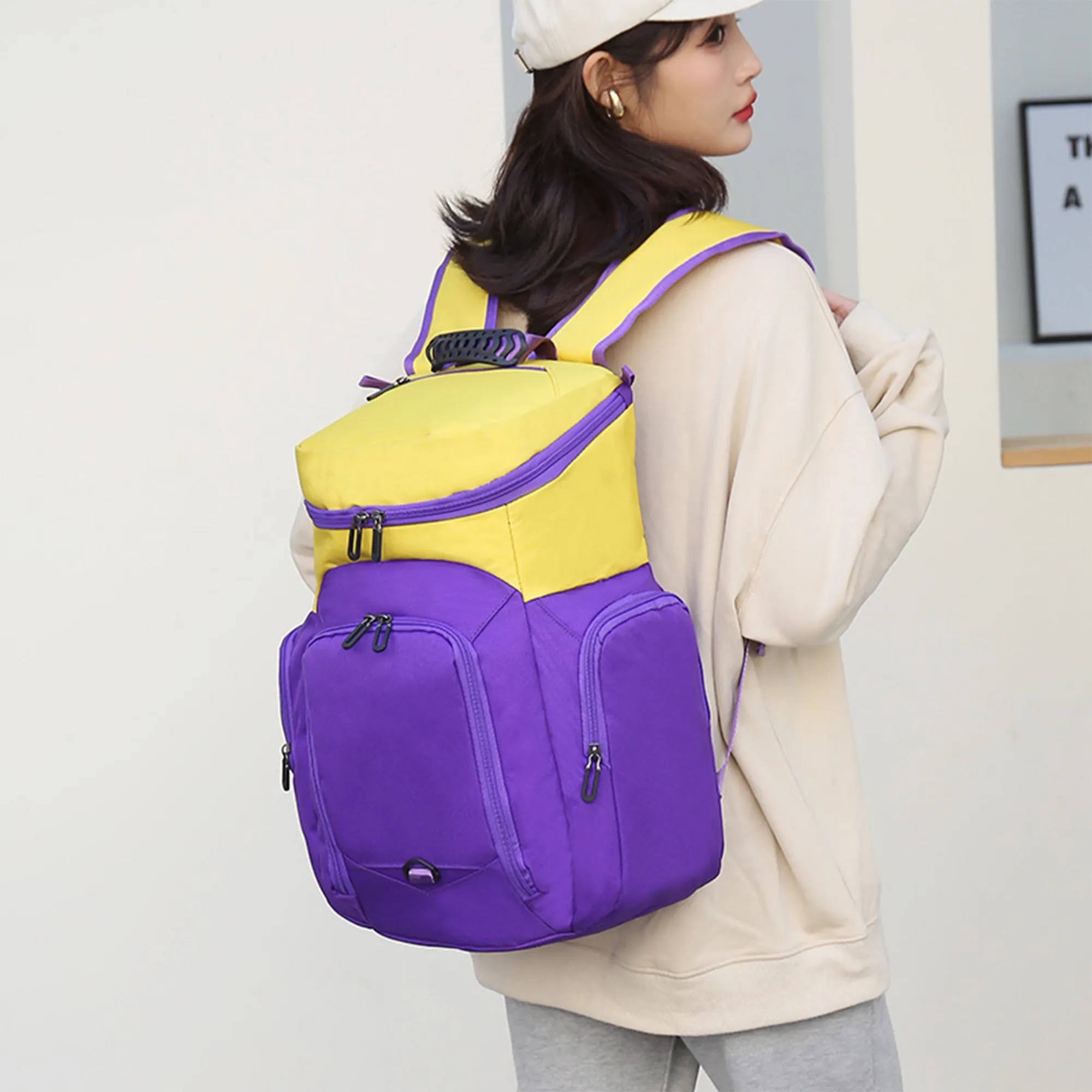 Oxford Sports Backpack For Basketball Team Equipment 6