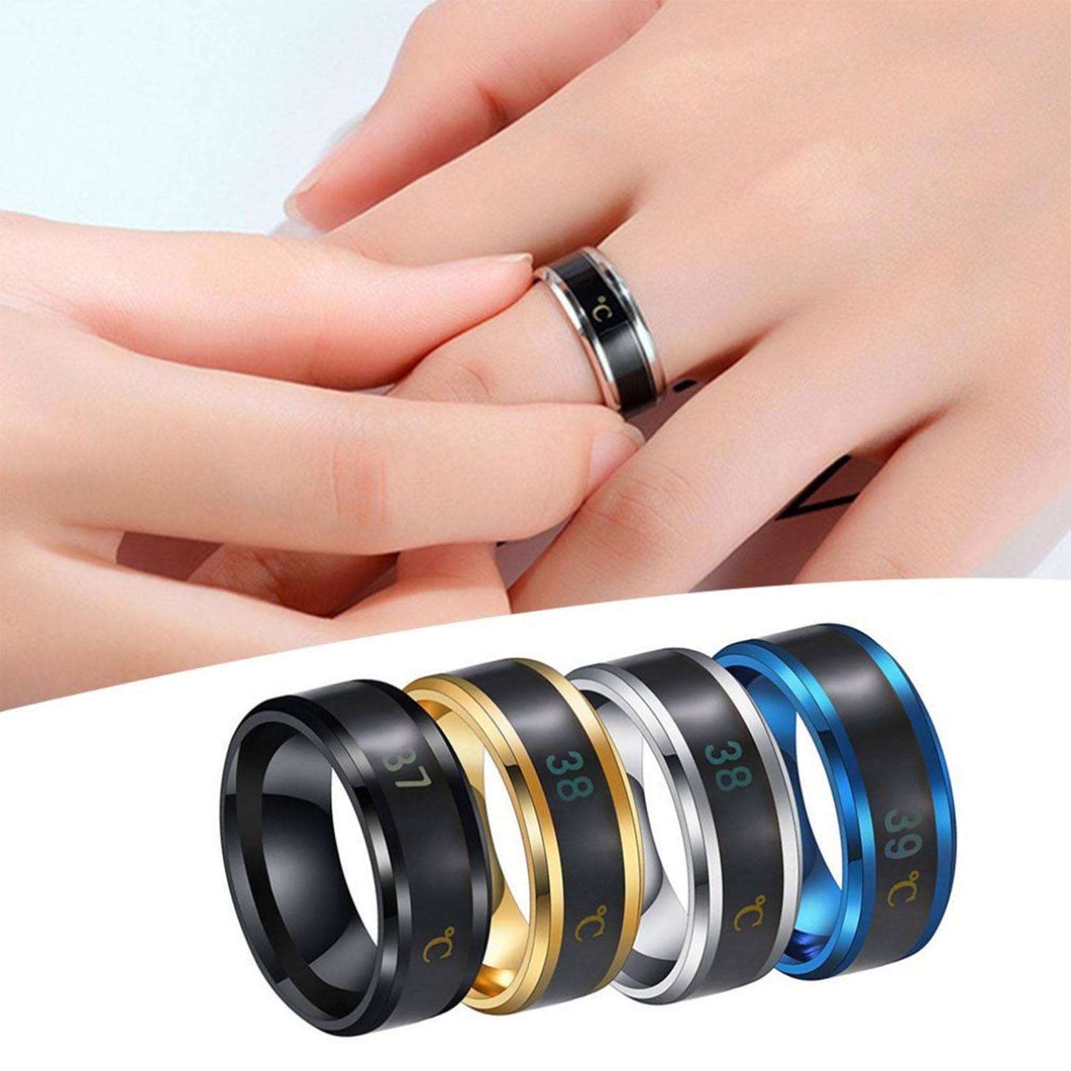 Digital Thermometer Smart Ring 6