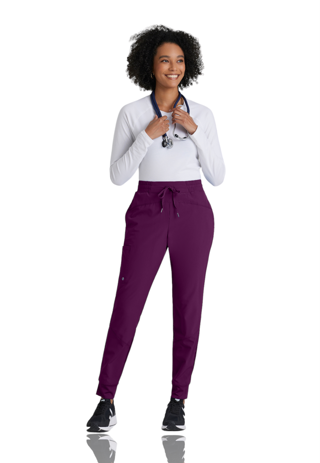 Barco One - Women's Three-Pocket Mid-Rise Boost Jogger Scrub Pant 1
