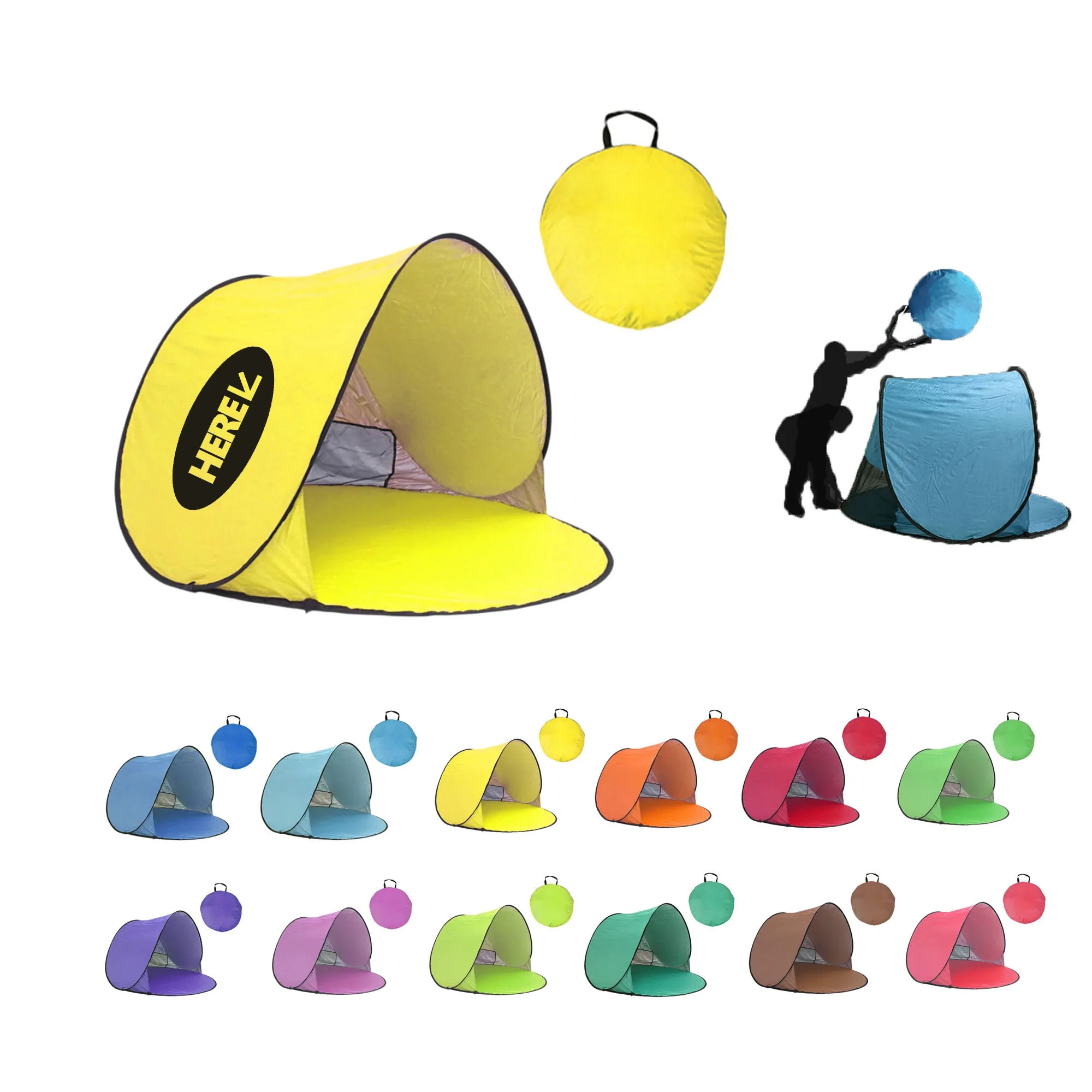 Outdoor Beach Sun Shade Pop Up Tent 16