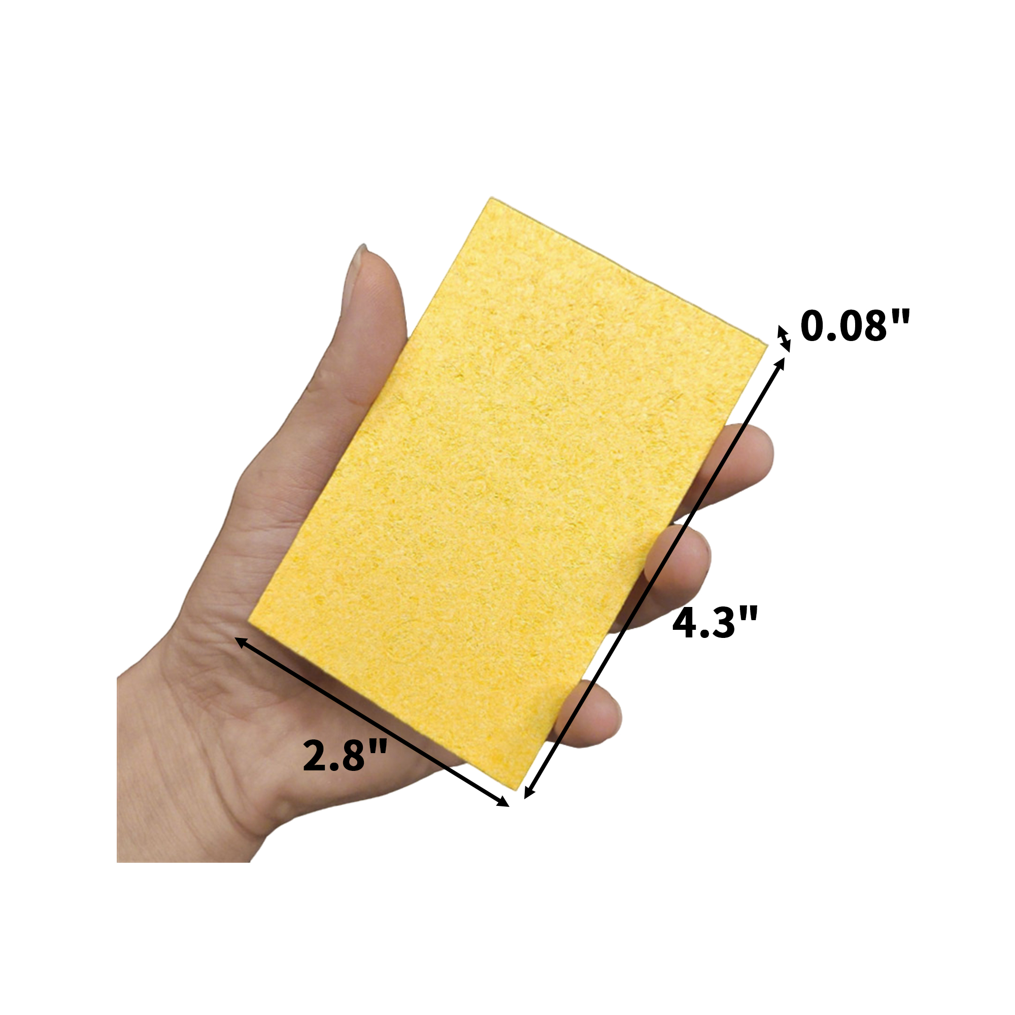 Compressed Rectangle Cellulose Sponge 7