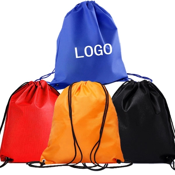 Non-Woven Drawstring Backpack - 15" x 16" 9