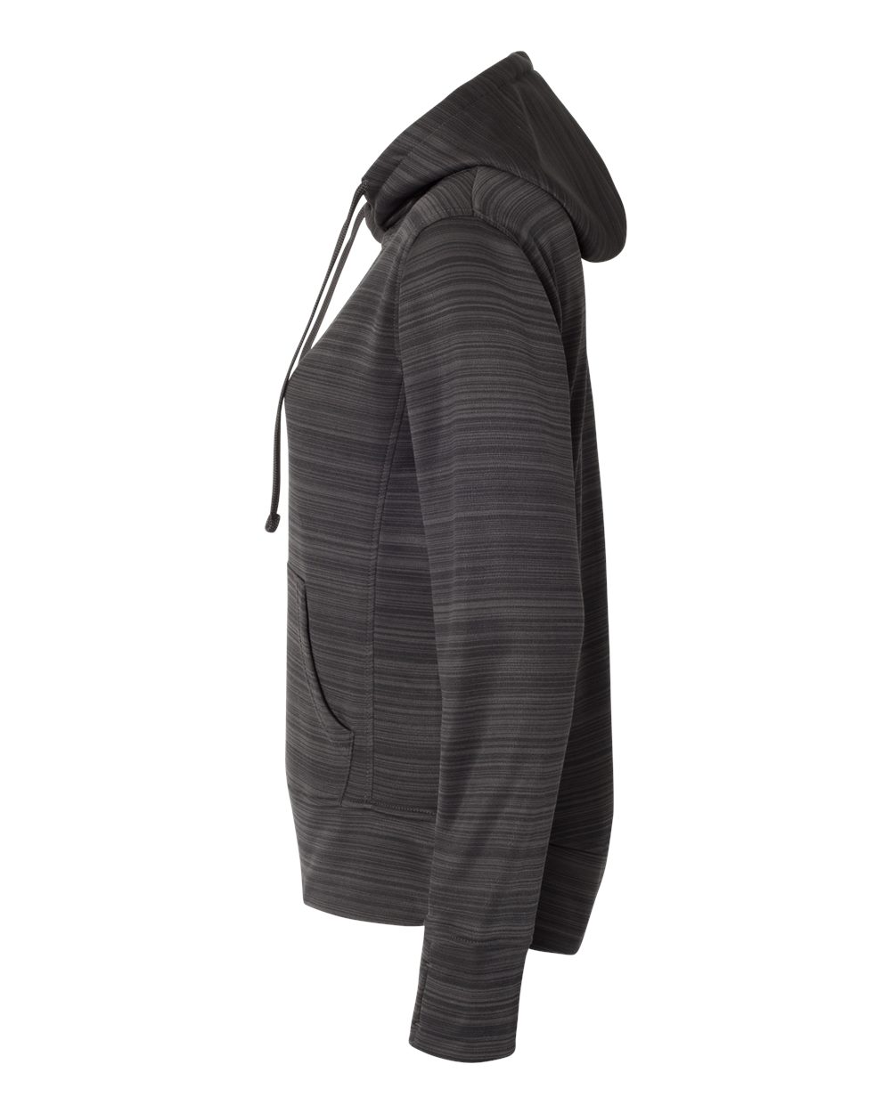 Women's Odyssey Striped Performance Fleece Lapover Hooded Sweatshirt - 8662 18