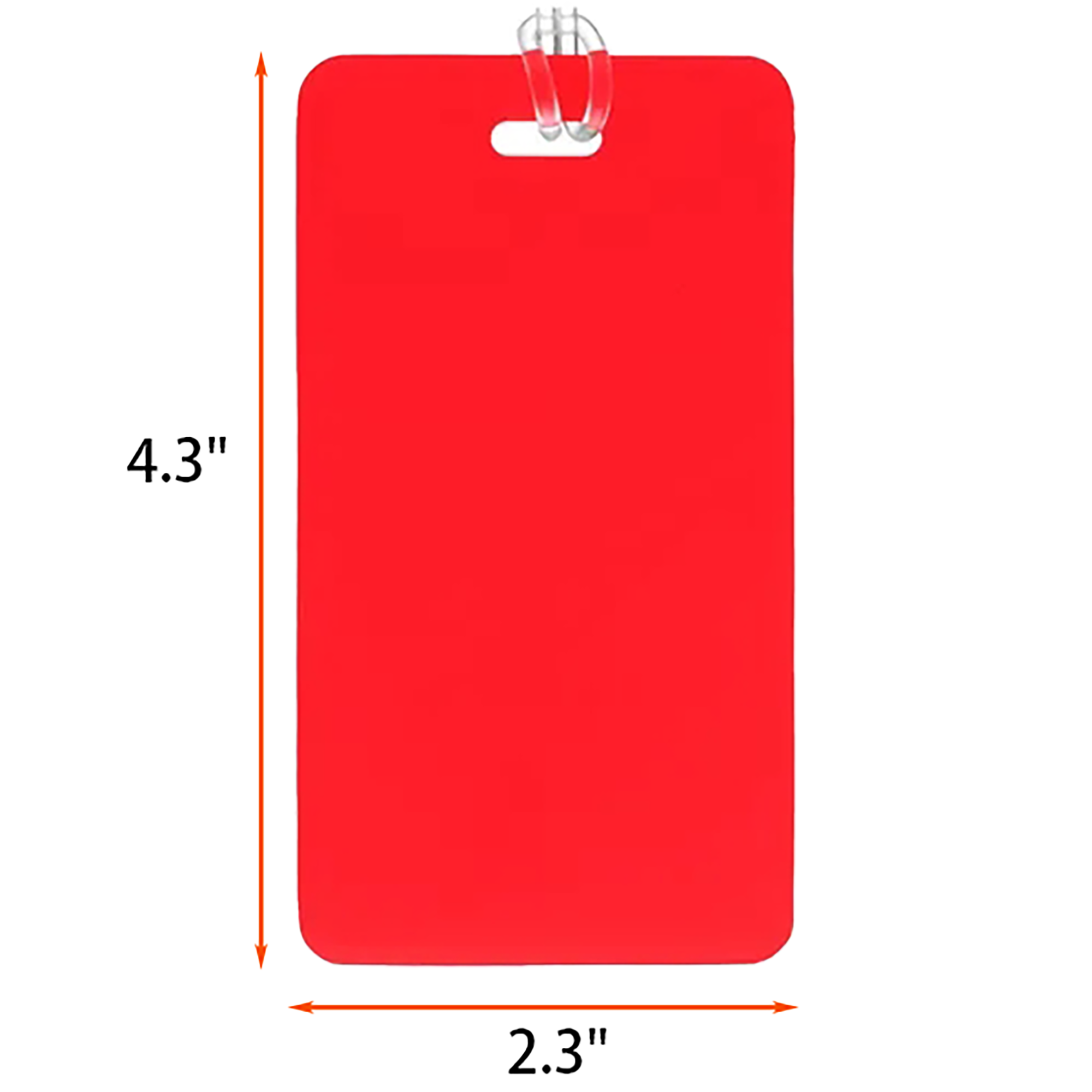 Rectangular PVC Luggage Identifier 4