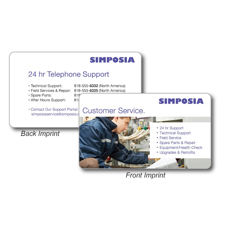 Plastic Business Card (Full Color) 2