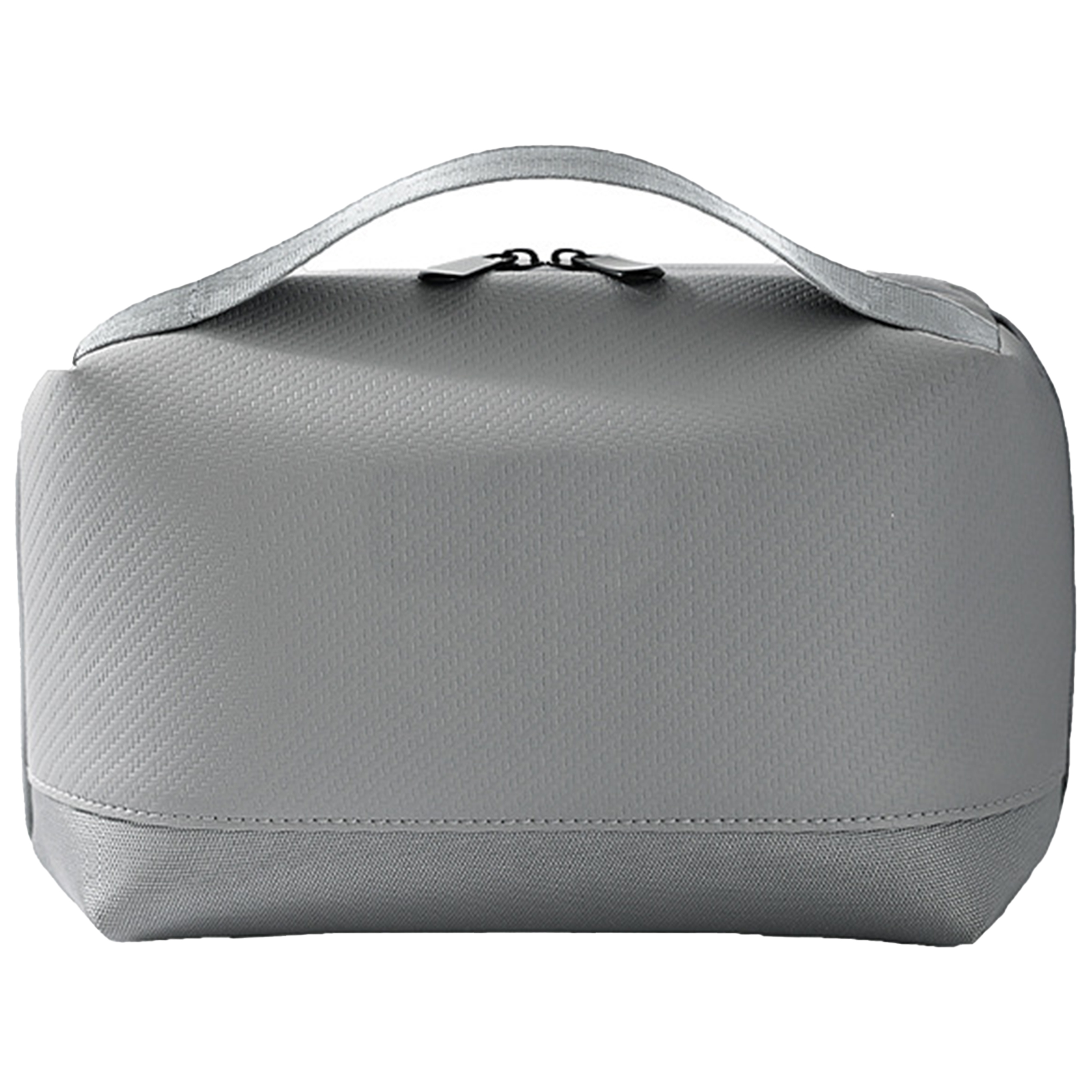 Pu Solid Color Travel Grooming And Makeup Bag 4