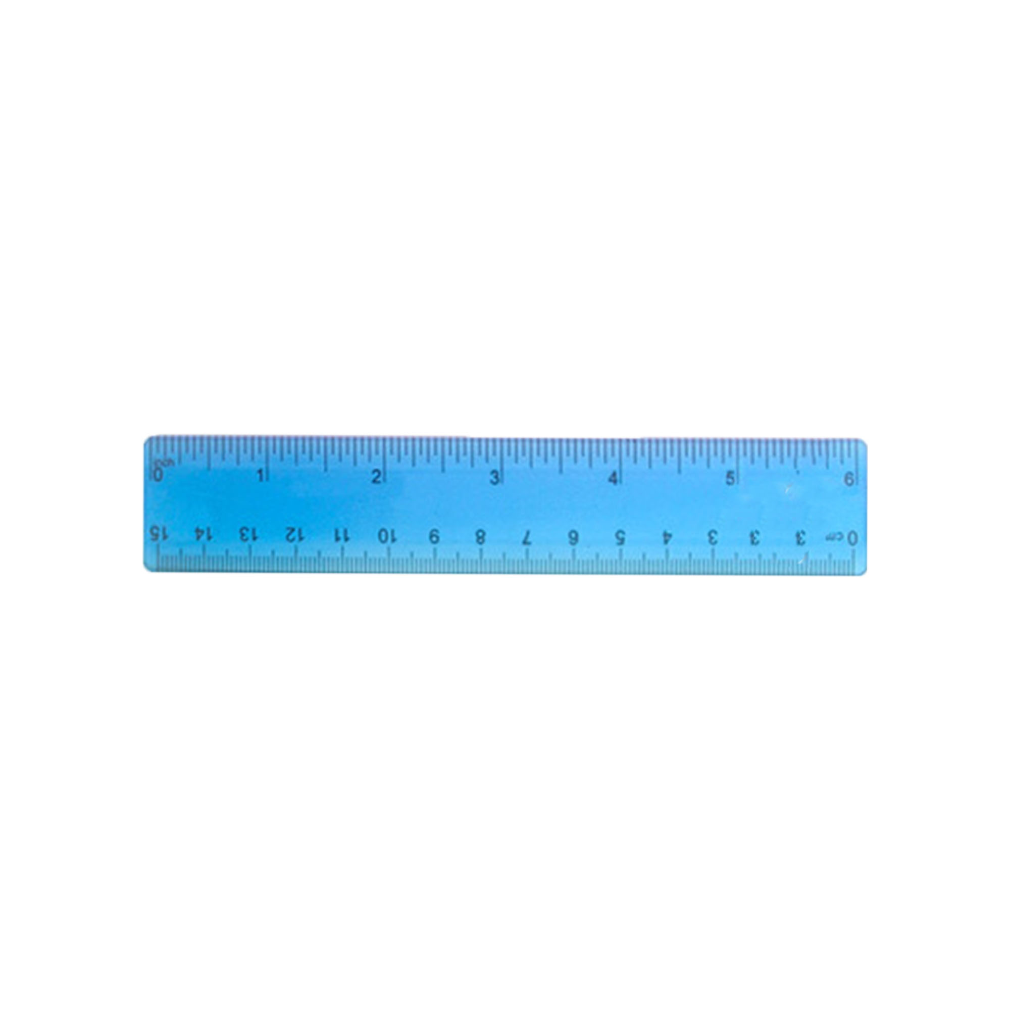 15cm Colored Plastic Rule 6
