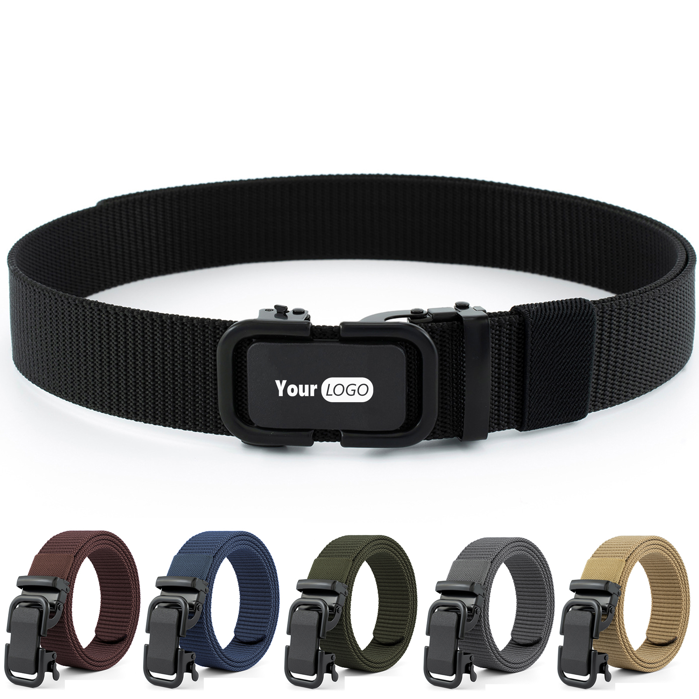 Automatic Buckle Nylon Belt for Men 2