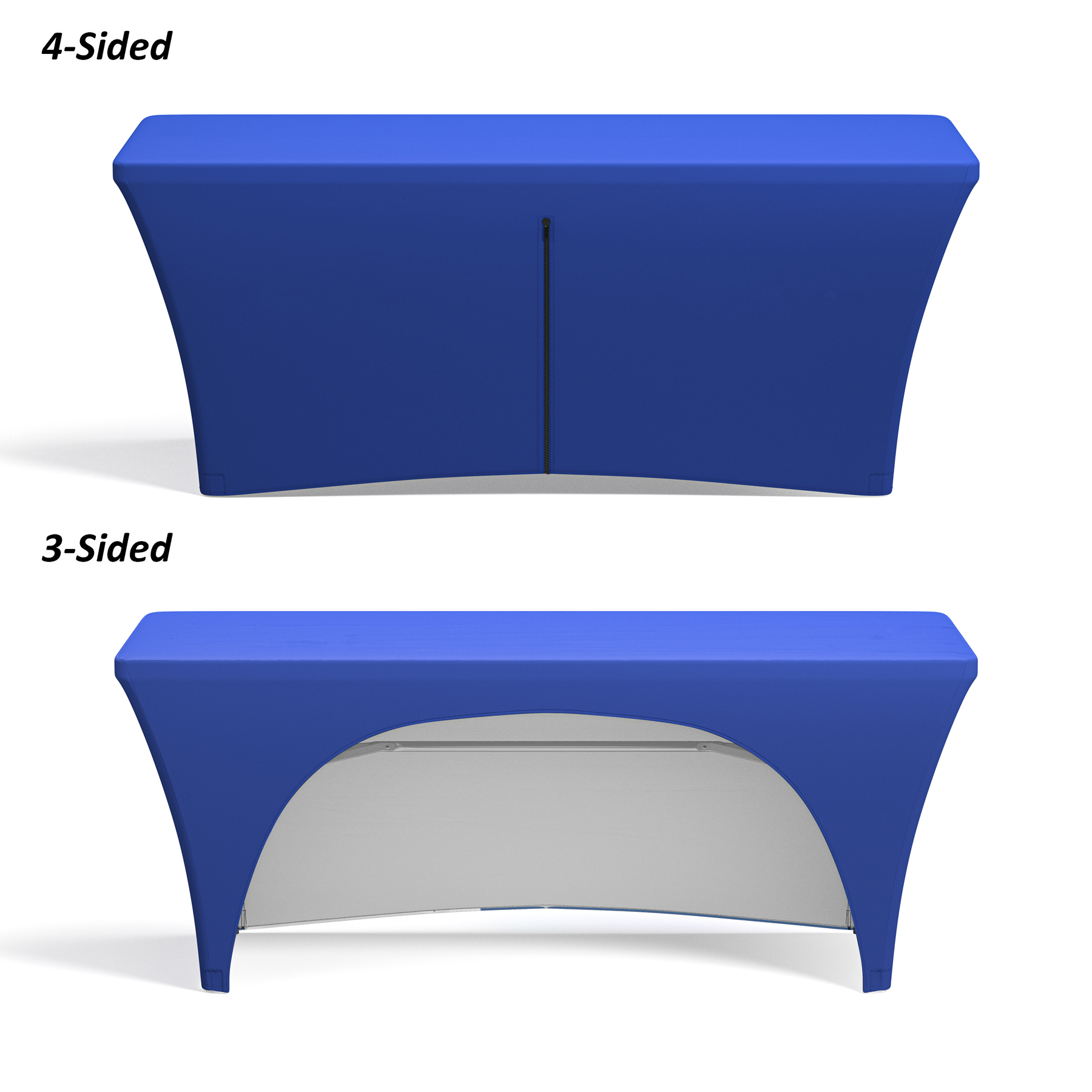 6' Standard Stretch Table Cover (Full Color Dye Sublimation) 2