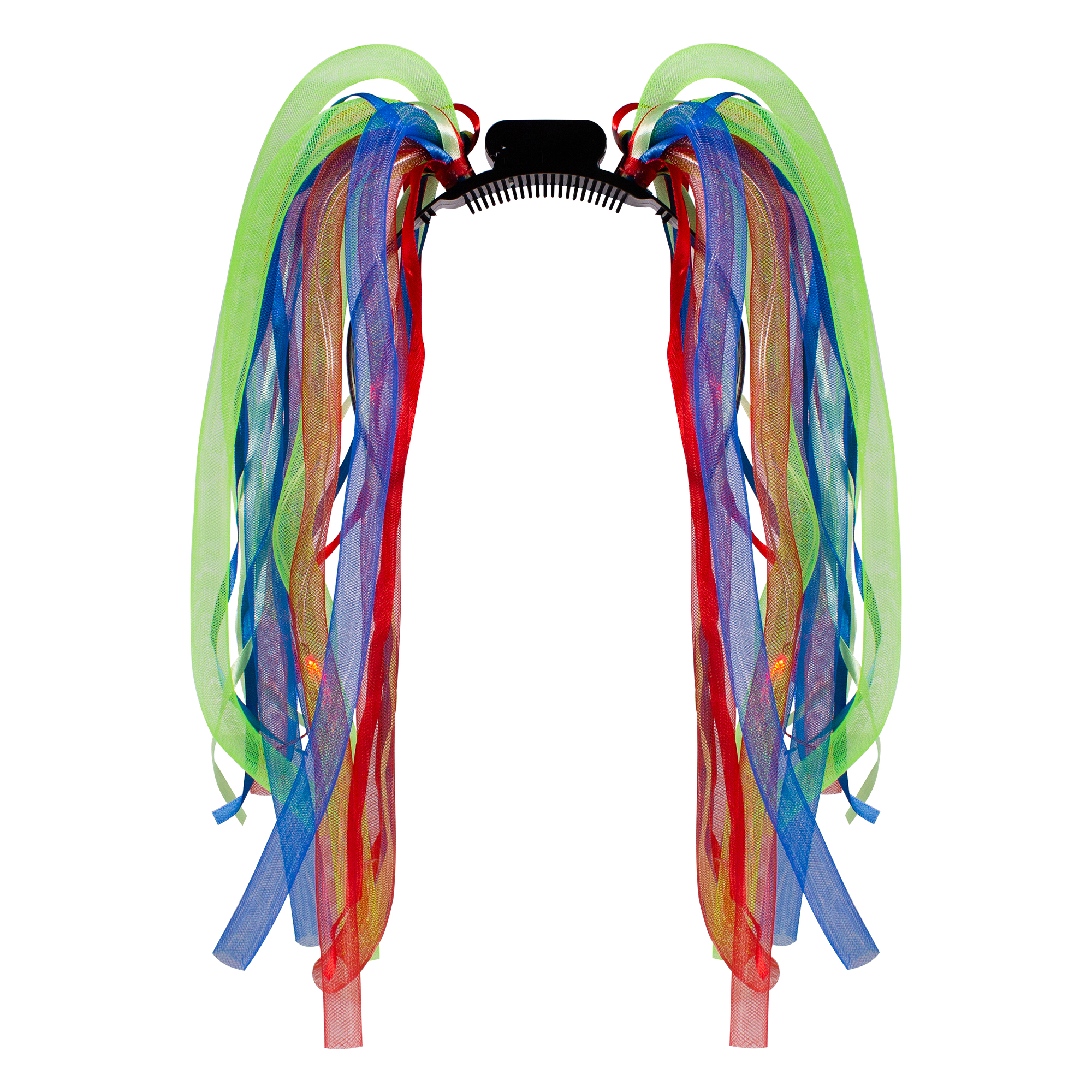 Rainbow LED Light Up Costume Diva Dreads (TM) 4