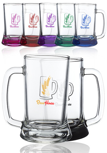 16.25 oz. Brussels Glass Beer Tankards