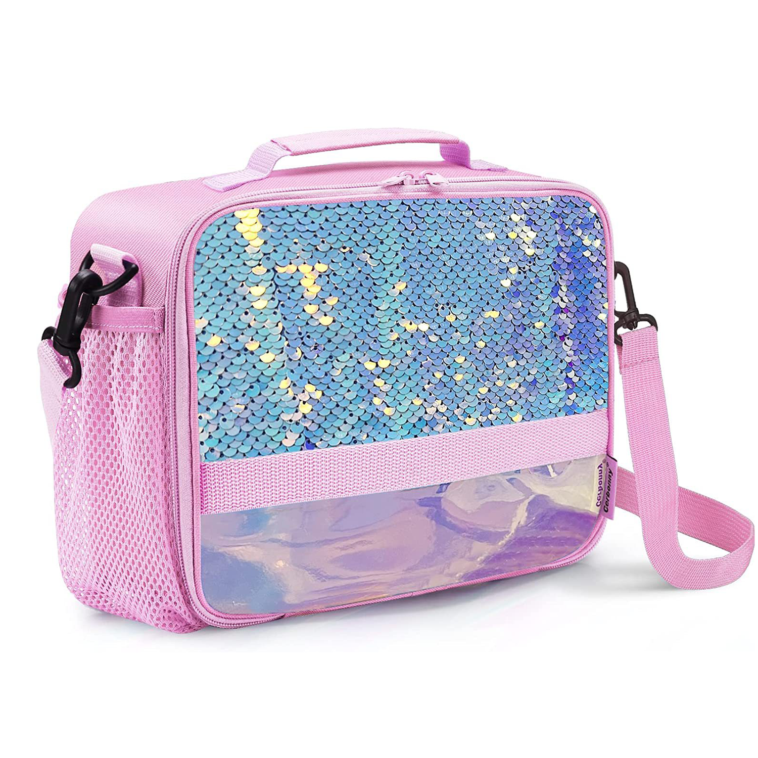 Kids 5L Insulated Polyester Lunch Bag w/ Bottle Holder 3