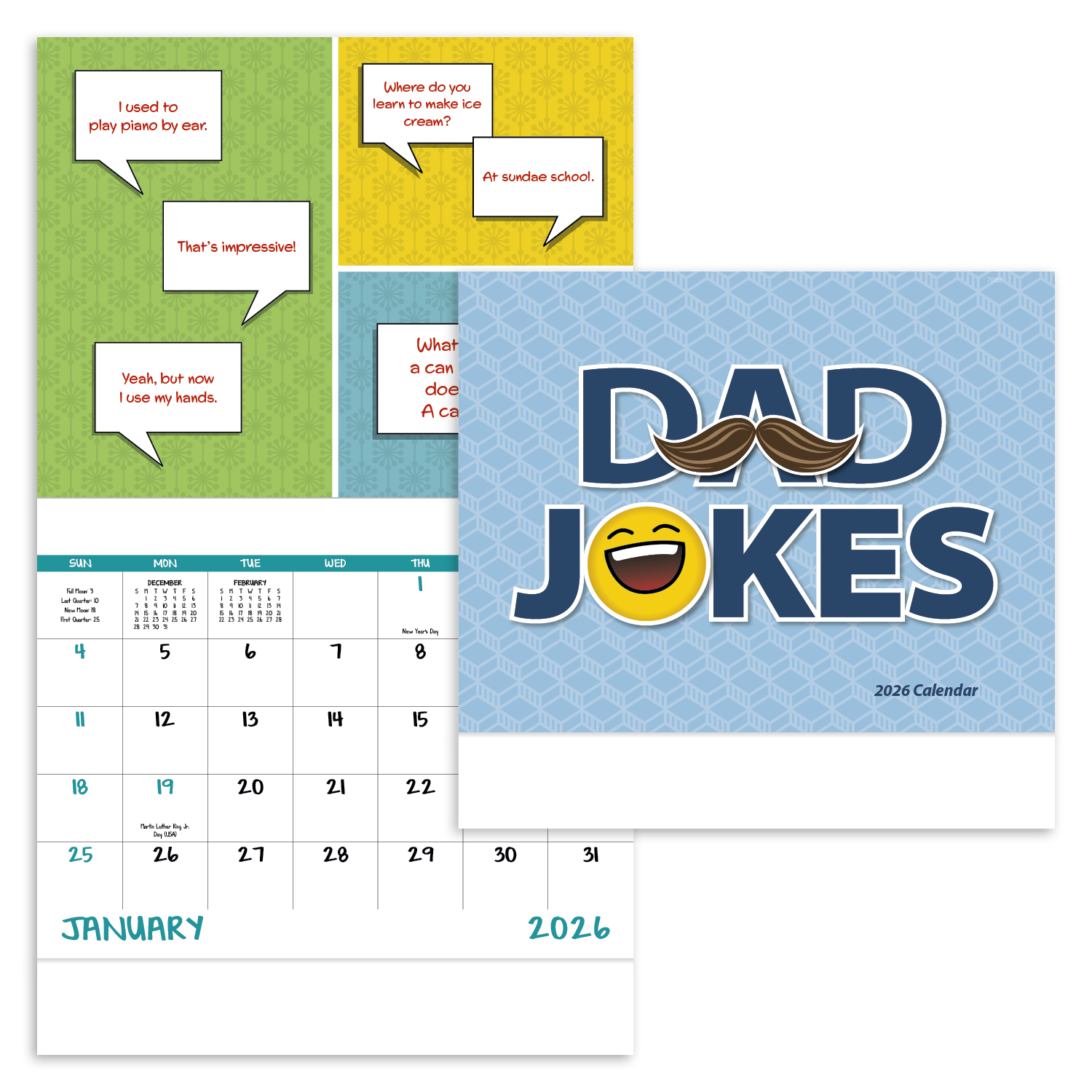Good Value™ Dad Jokes - Stapled Calendar 18