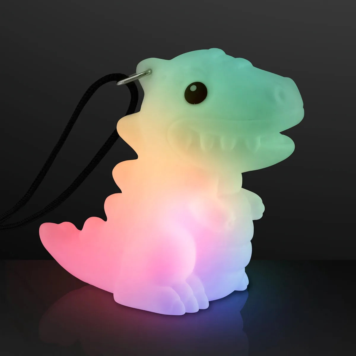 Light Up Dinosaur Necklace, Color Change LED 1