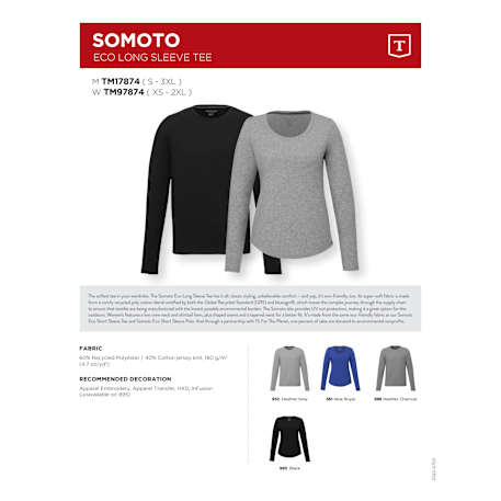 SOMOTO Eco Long Sleeve Tee - Women's 119