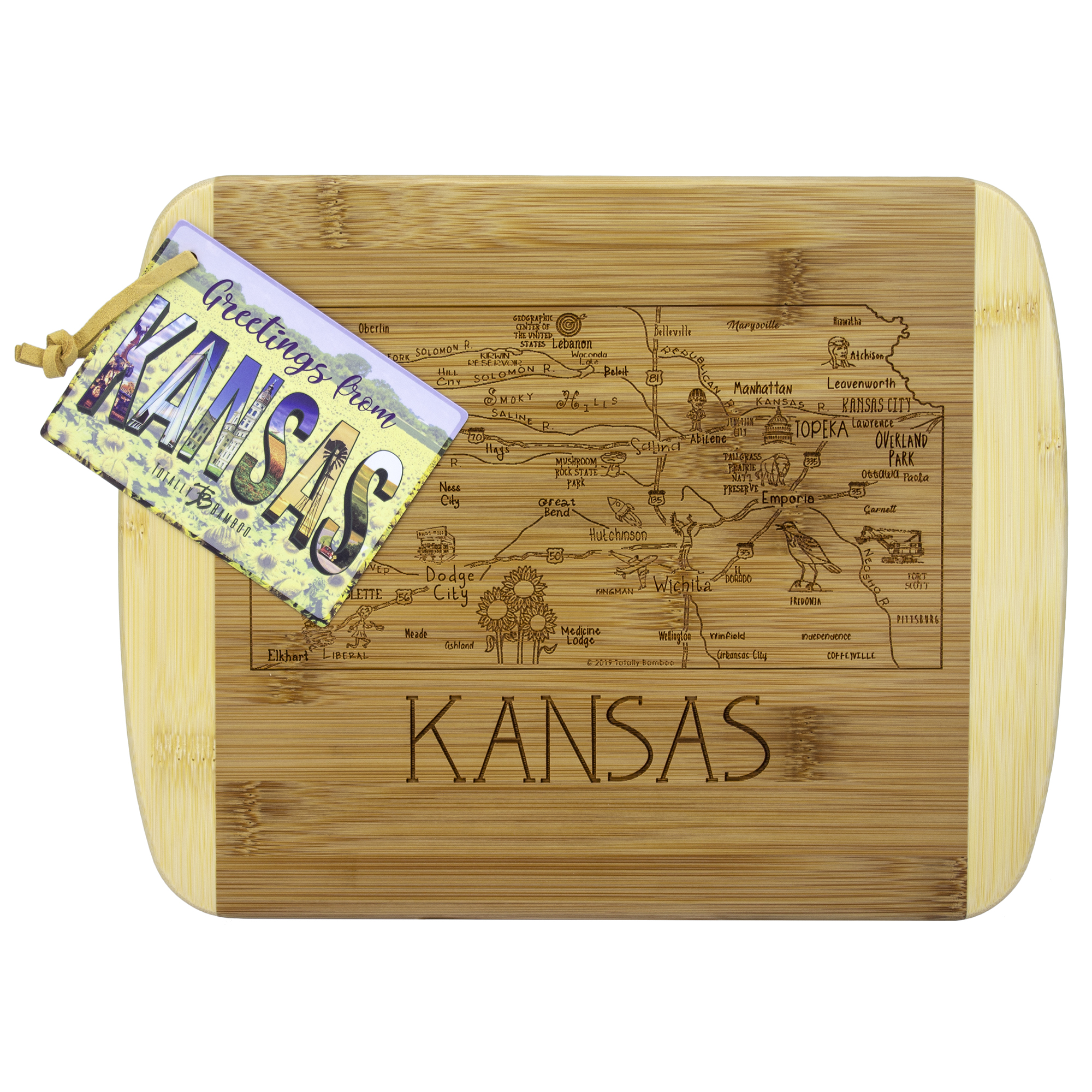 A Slice of Life Kansas Serving & Cutting Board 6