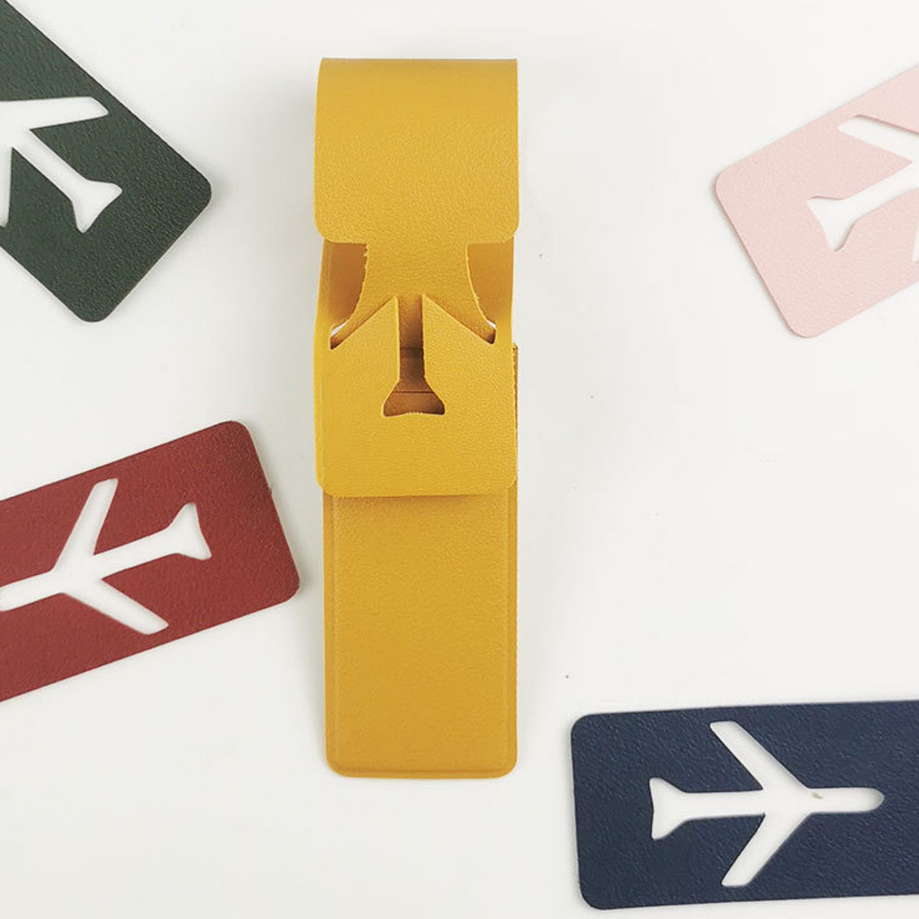 PU Leather Luggage Label Travel 2