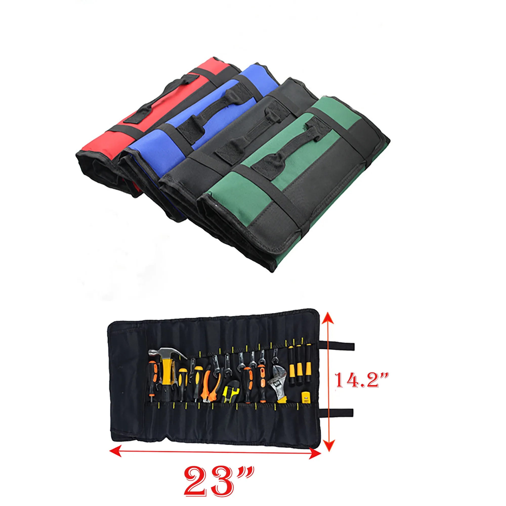MOQ 20 Portable Multifunctional Reel type Hardware Tool Bag 3