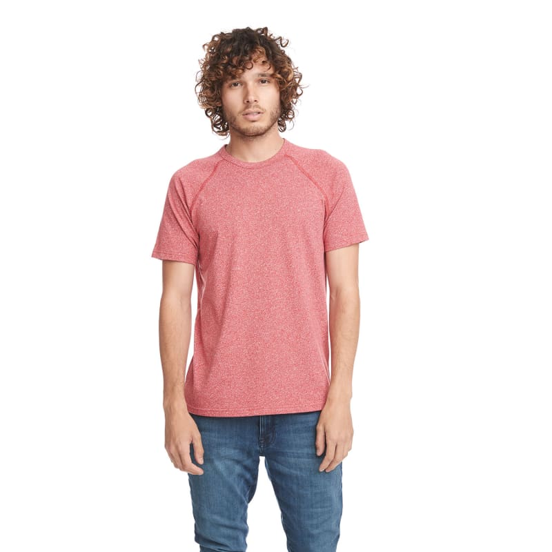 Next Level Apparel Men's Mock Twist Short-Sleeve Raglan T-Shirt 17