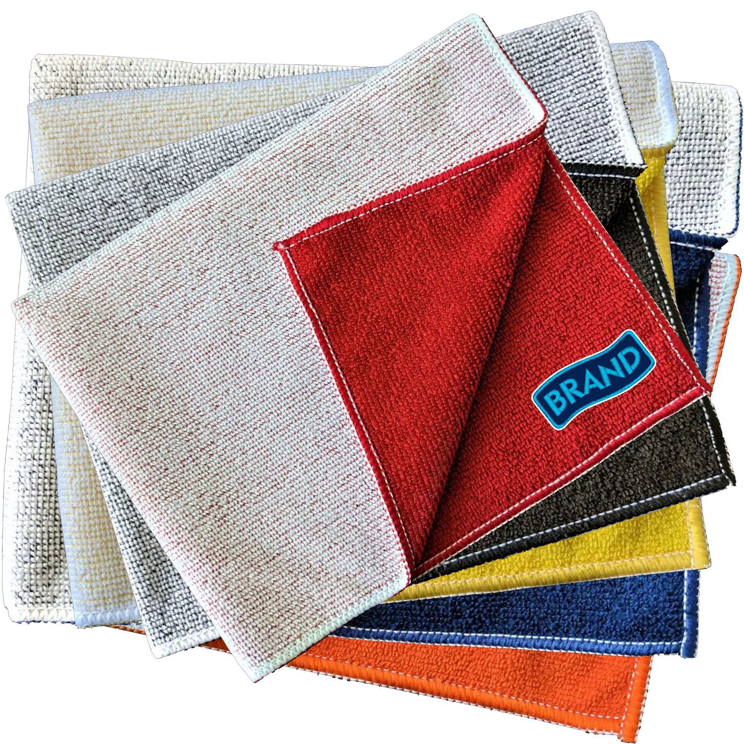 15" x 18" Sublimated Color Back Microfiber Rally Towel 4