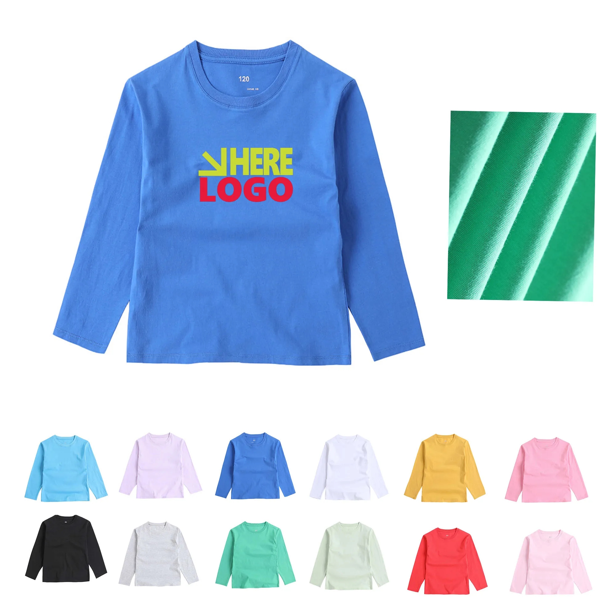 Crewneck Sweatshirt Long Sleeve Shirt, custom hoodie or sweatshirt with logo imprint 13