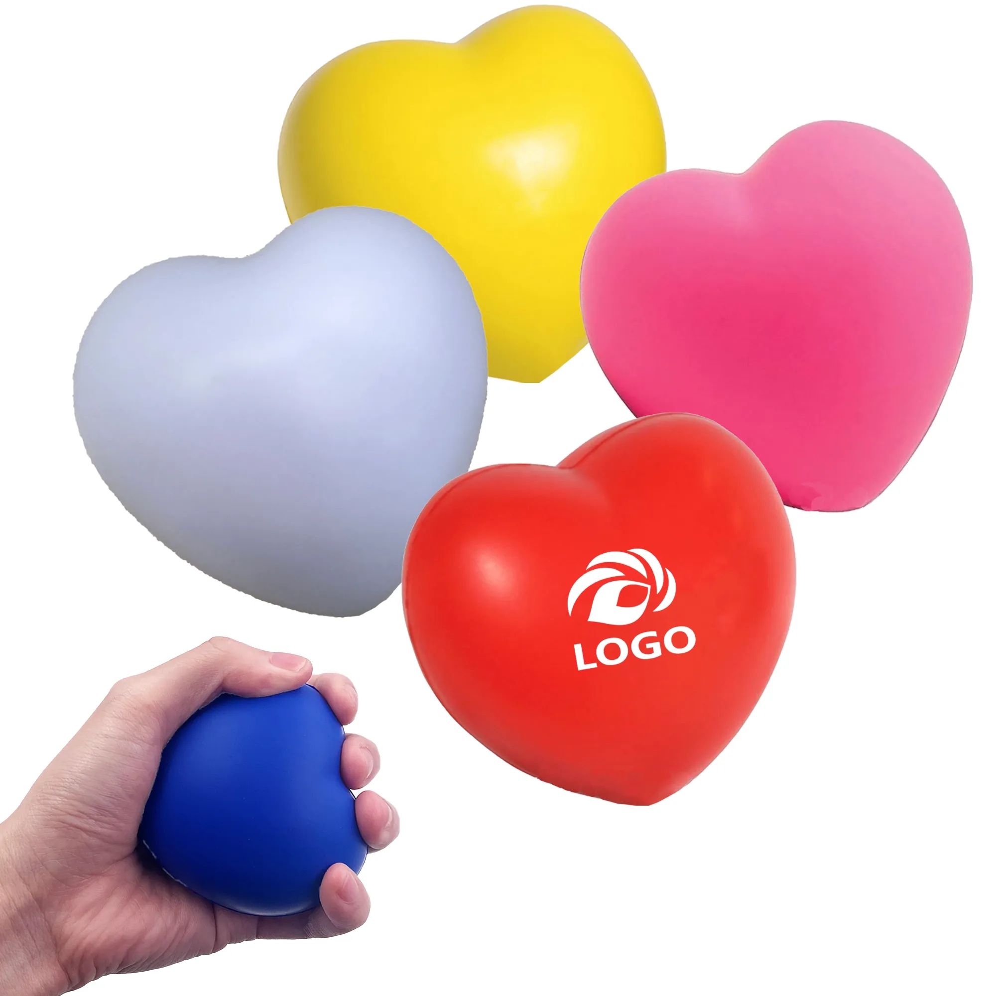2.7" Heart Shape Stress Reliever 4
