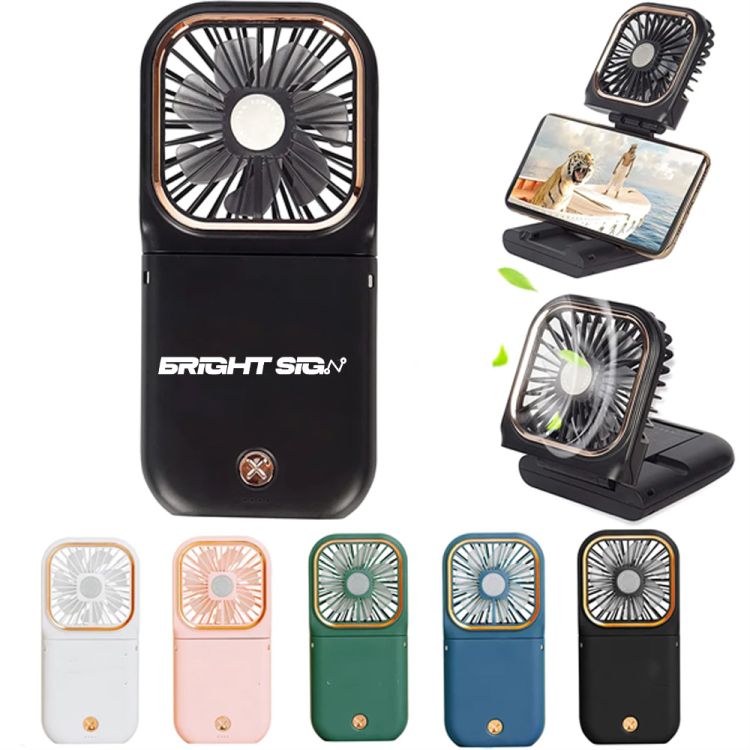 Rechargeable Mini Necklace Fan with Power Bank Function 1