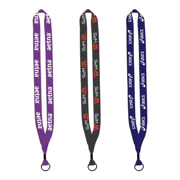 3/4" Dye-Sublimated Waffle Weave Lanyard 1