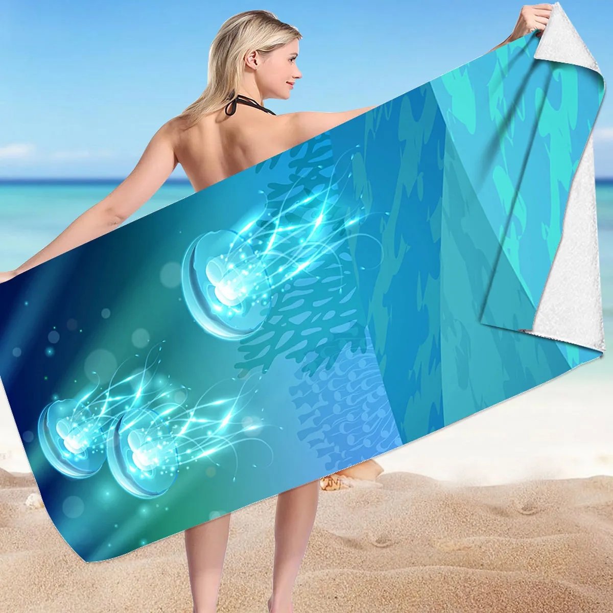 Sublimation Oversized Beach Towel 1