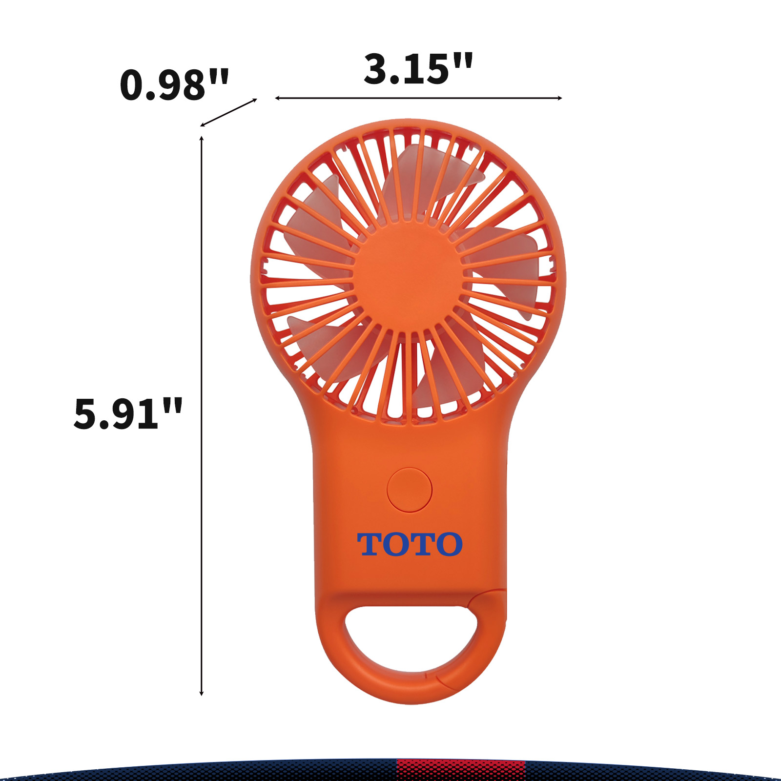 Auren Carabiner Rechargeable Handheld Fan 6