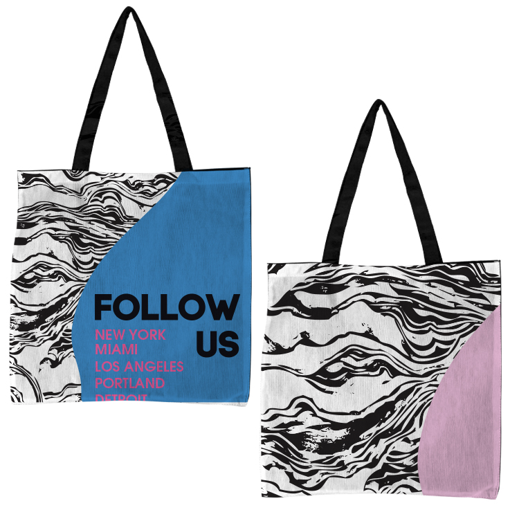 Flat Tote- Full Color on Both Sides 7