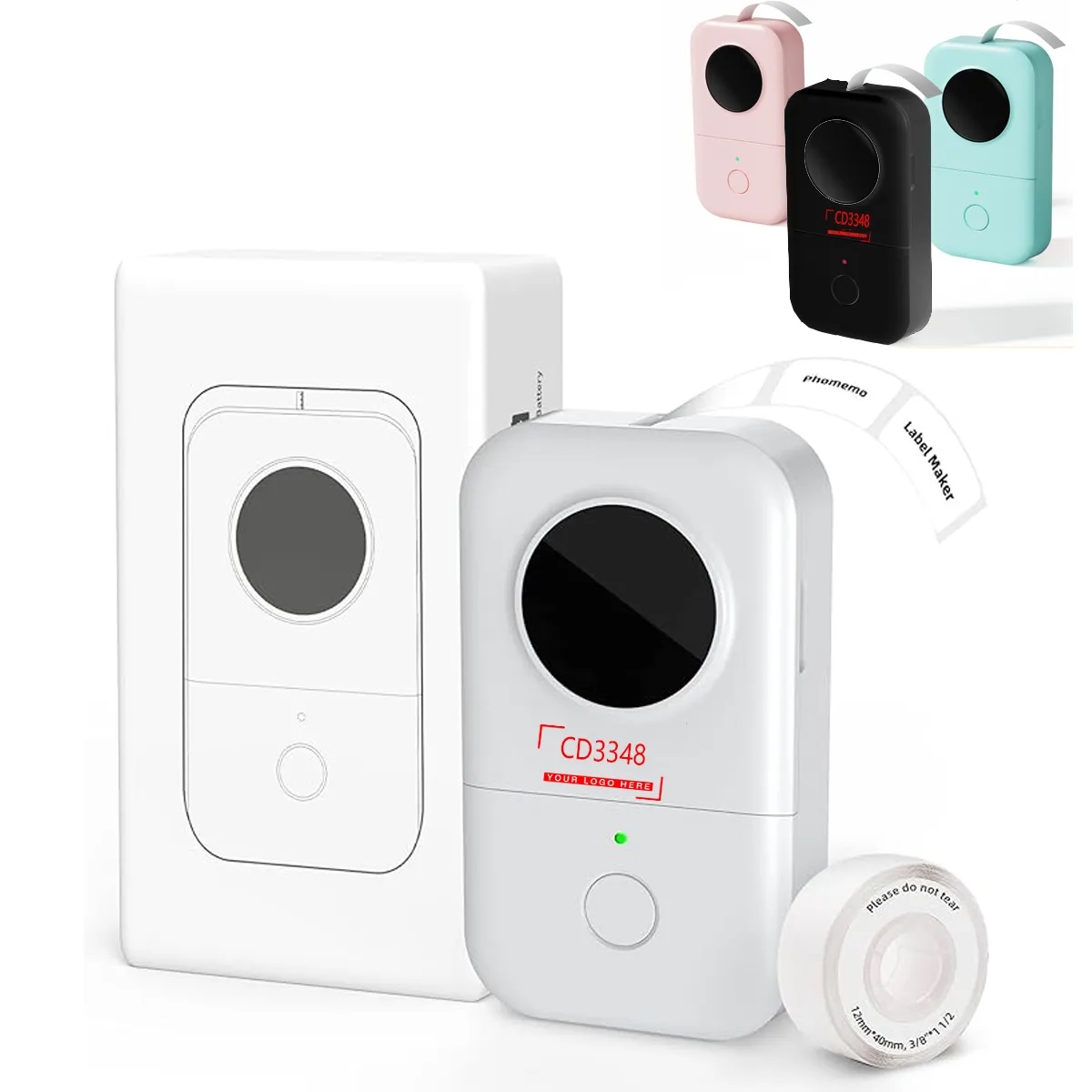 Portable Label Maker for Home, Office, Organisation, Retail 2