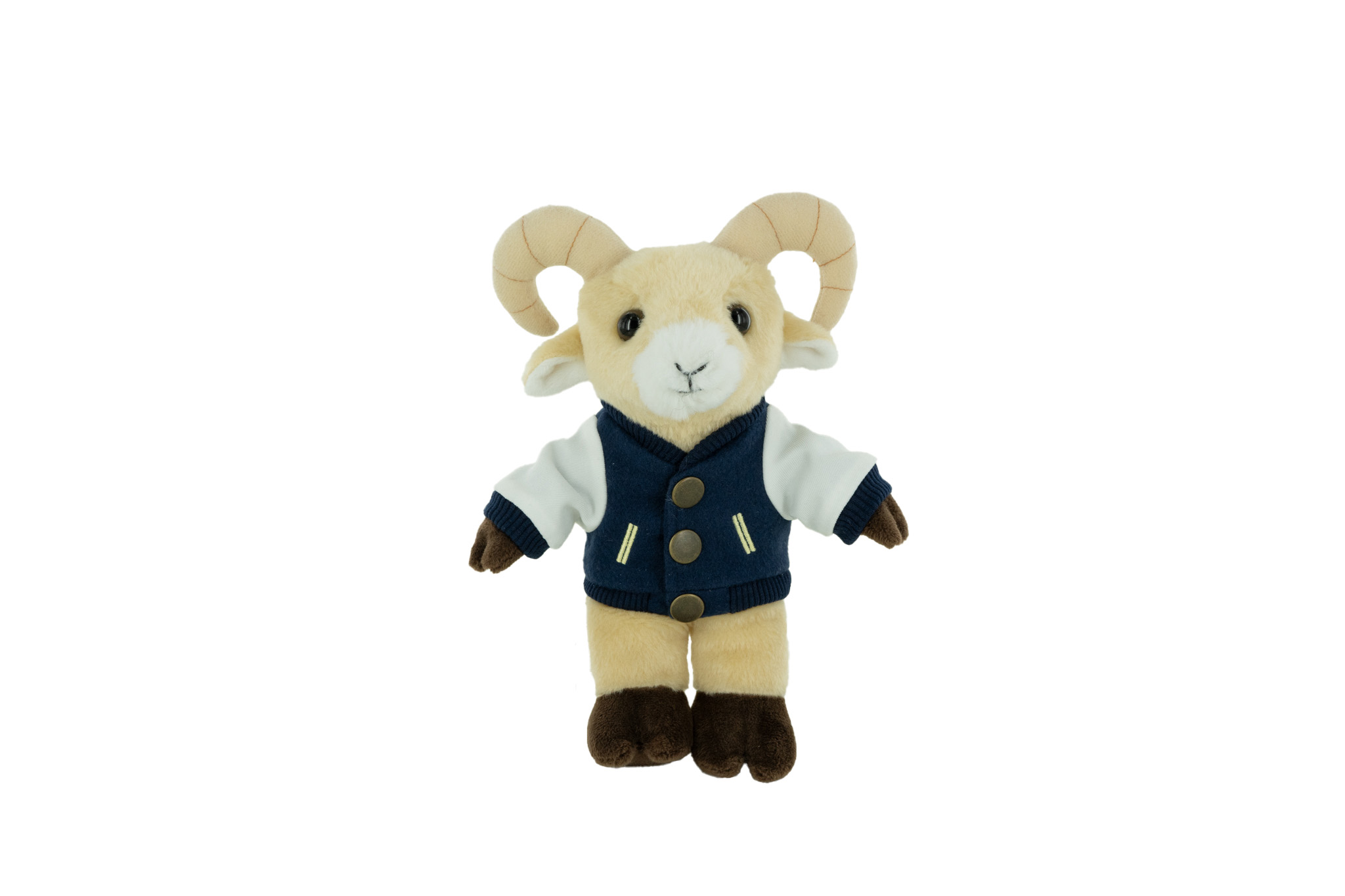 Plush Ram with a Varsity Jacket 2