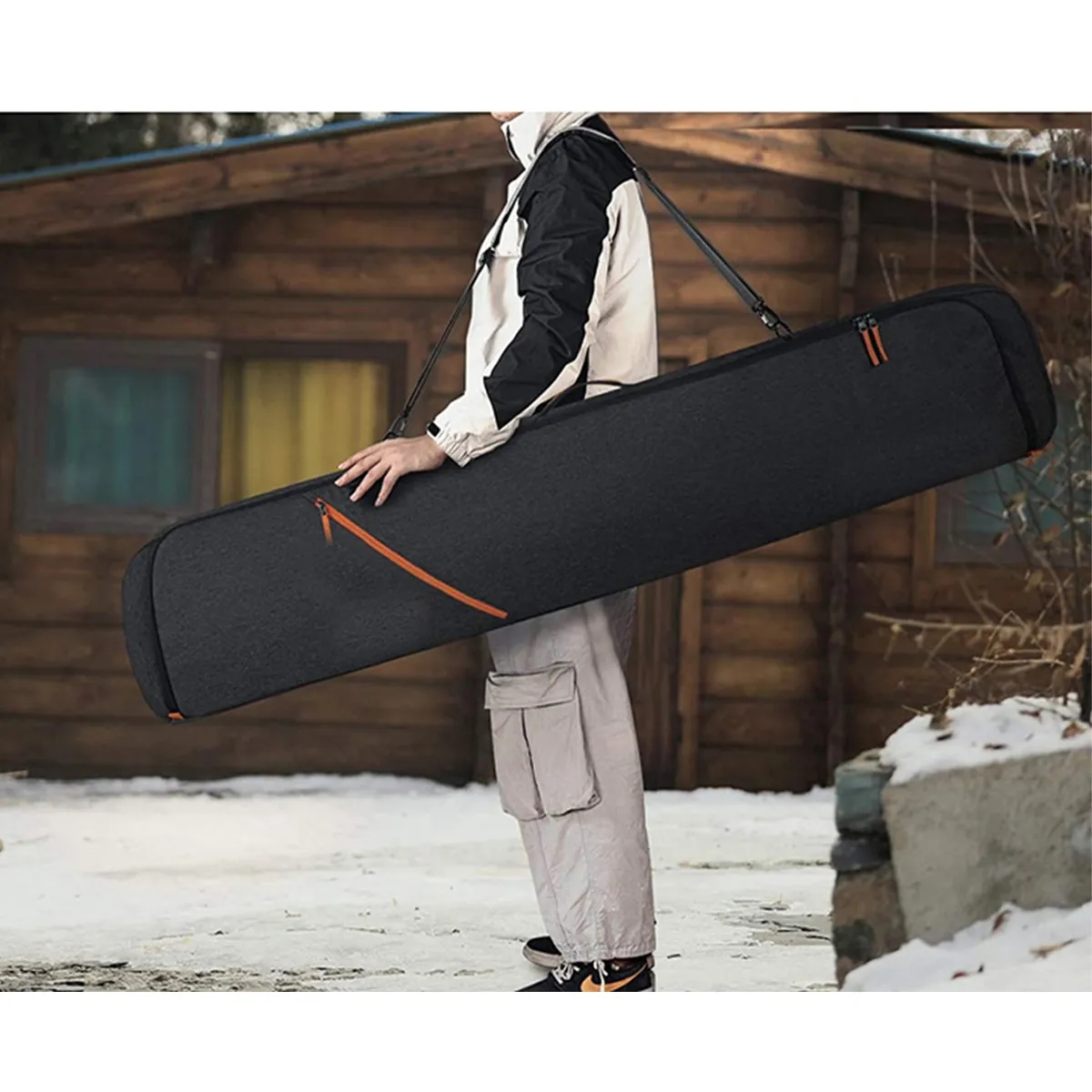 600D Premium Water-Resistant Padded Snowboard Ski Bags 2