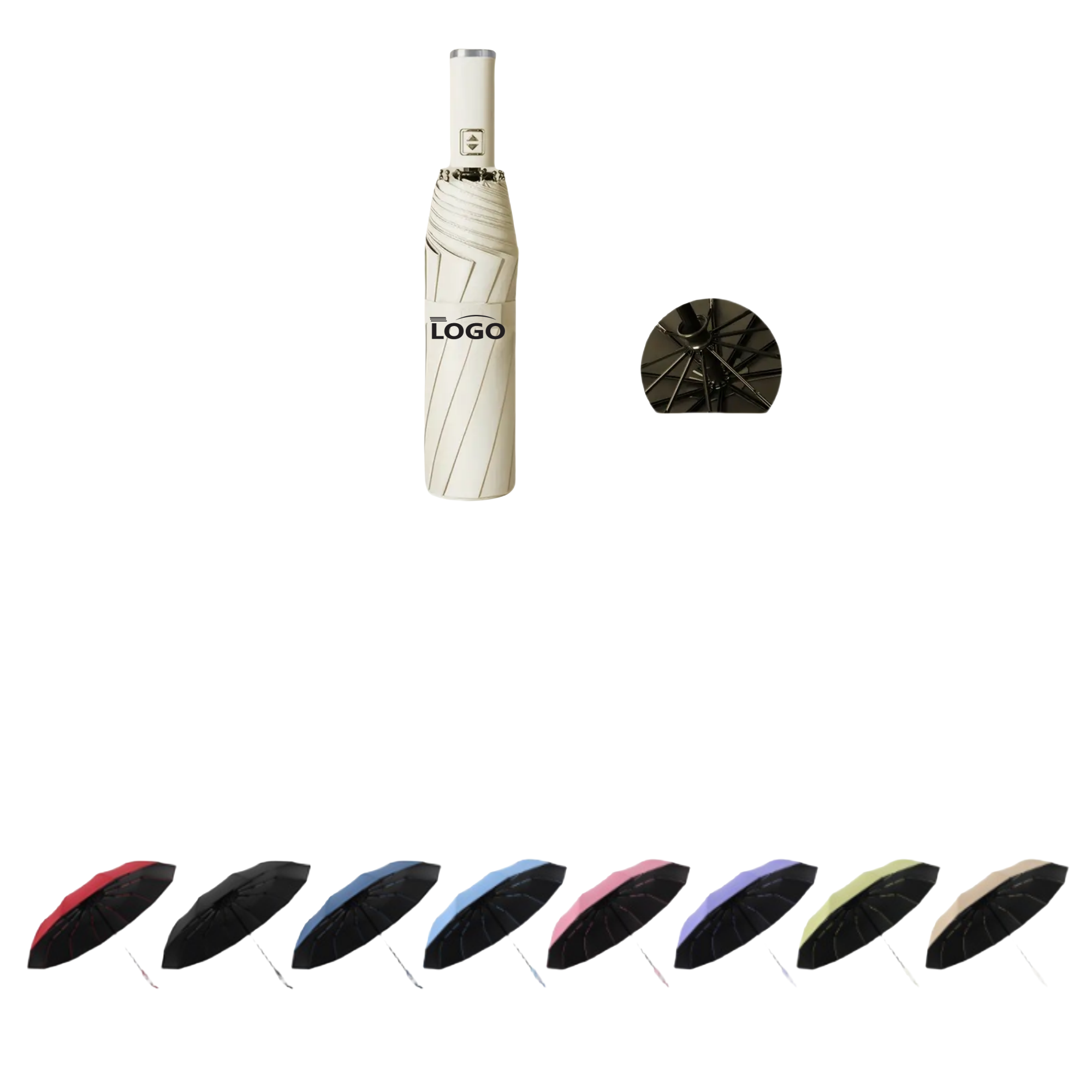 Customizable Auto Open Folding Umbrella 1