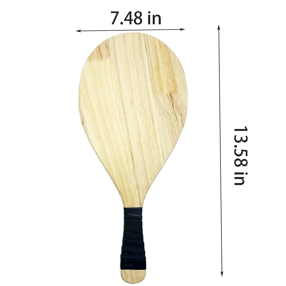 Wooden Racquetball Rackets Beach Pickleball Paddle 2