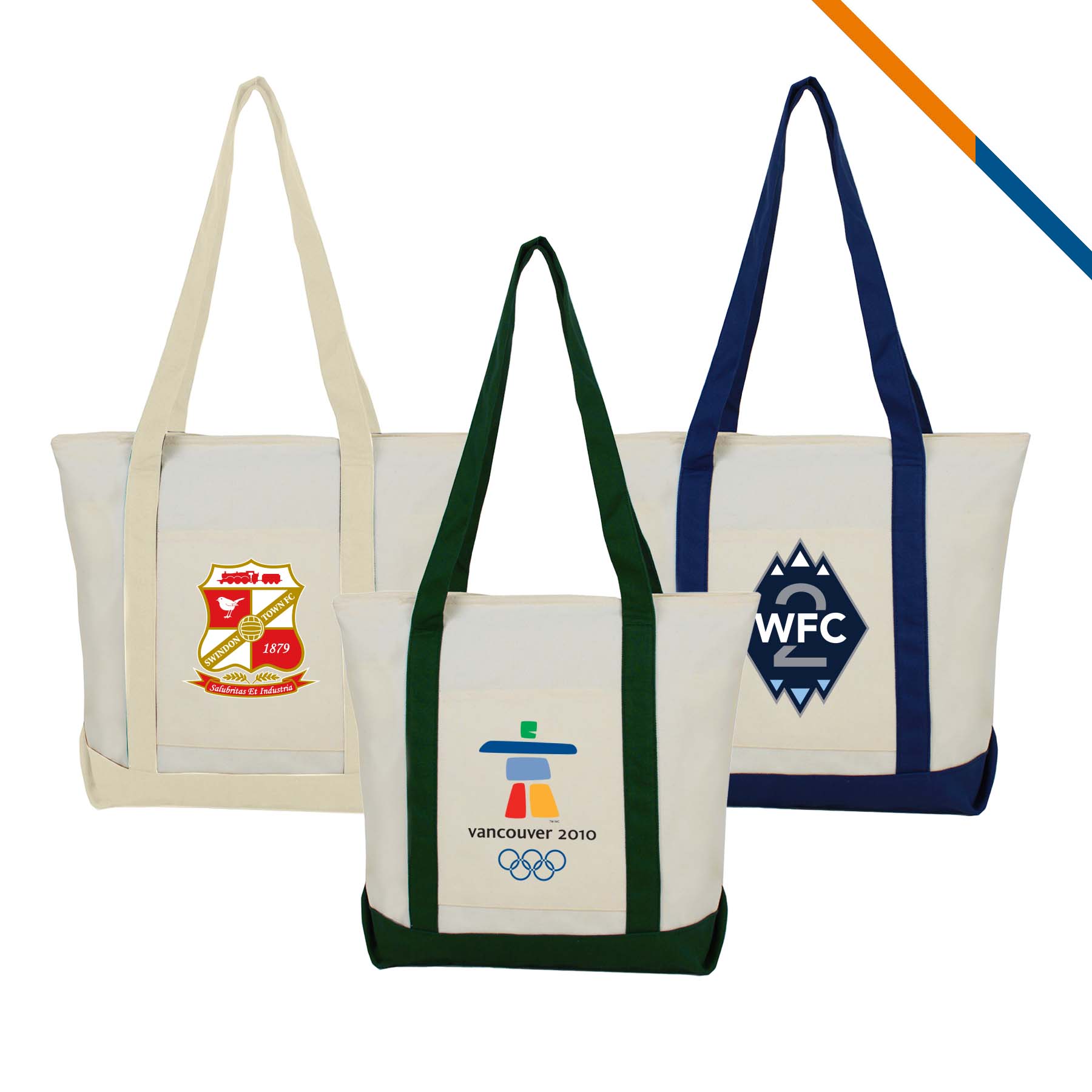 Emott Boat Tote Bag, custom tote bag with logo imprint 3