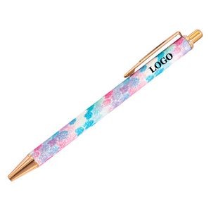 Rainbow Gradient Color Barrel Ballpoint Pen 6