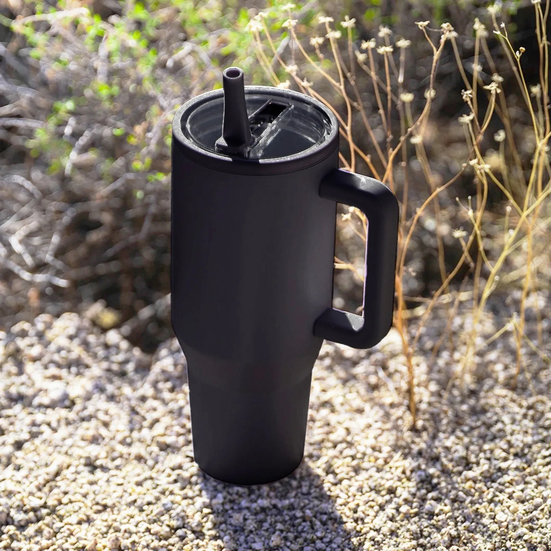 40 oz Tumbler with Handle and Foldable Straw Lid 21