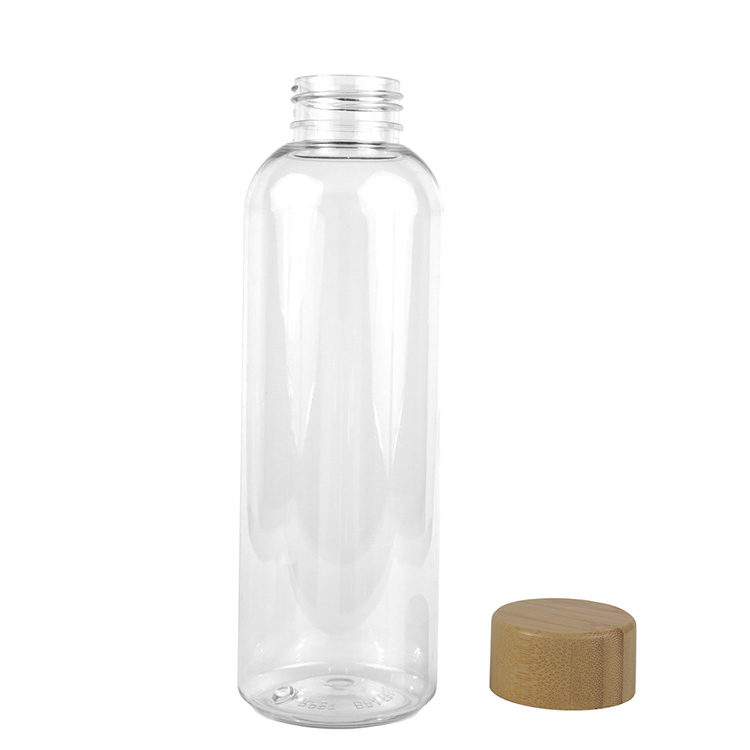 "CLEARLY" 22 oz Recycled RPET Bottle With Bamboo Cap 2