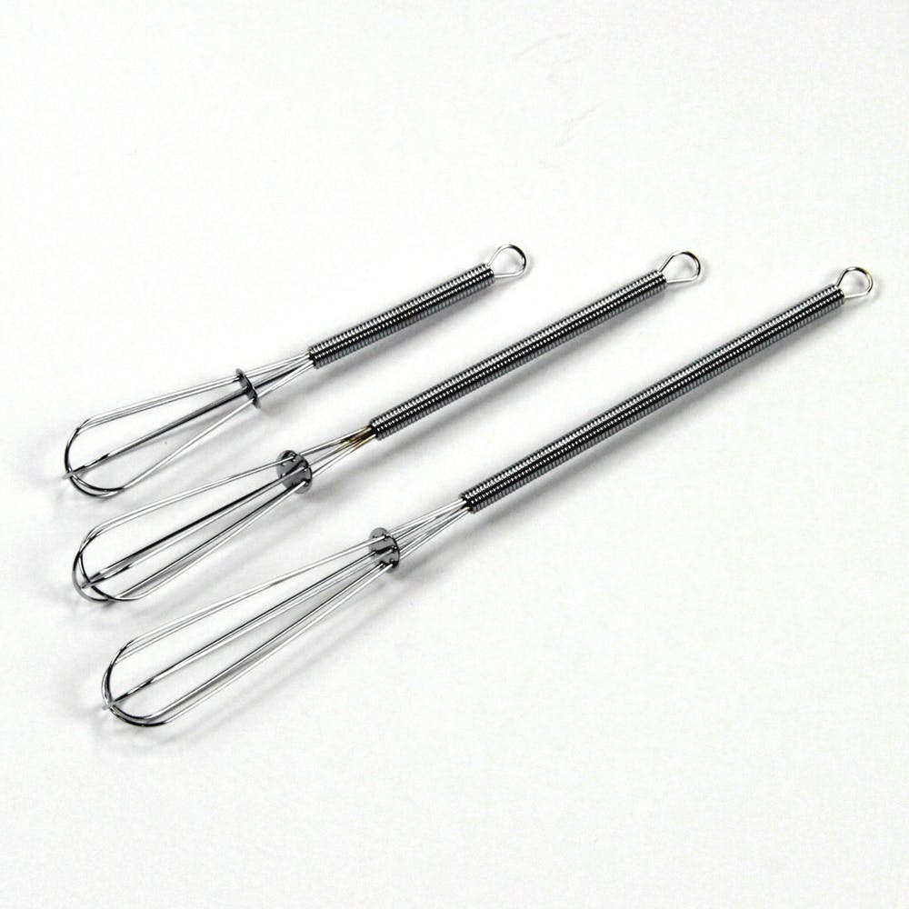 Mini Chrome Whisk Sets - 3 Pieces 2