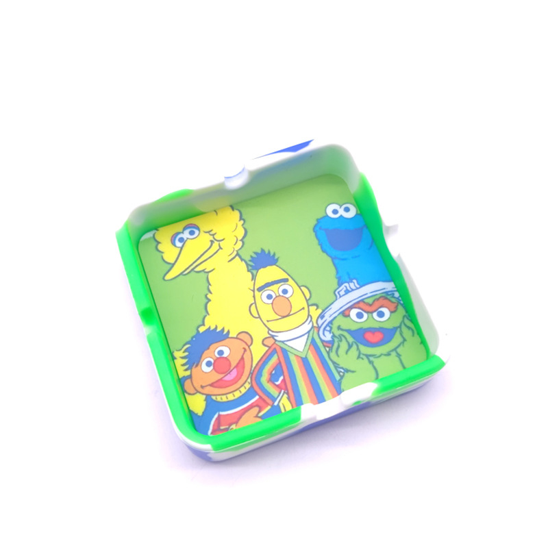 Square Silicone Ashtray 13