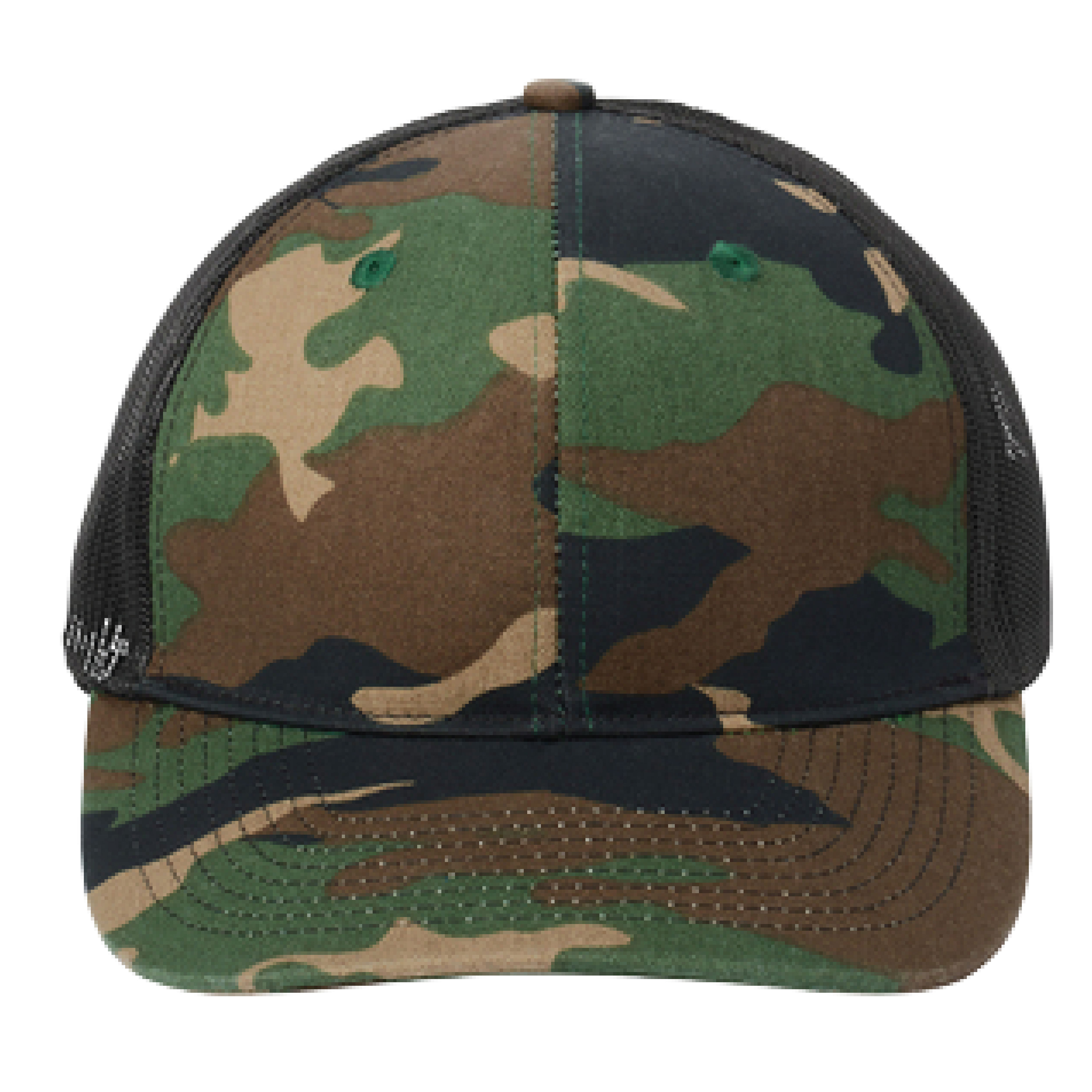 Port Authority C402 6-Panel Snapback Trucker Hat w/Leatherette Adhesive Patches or Embroidery 82