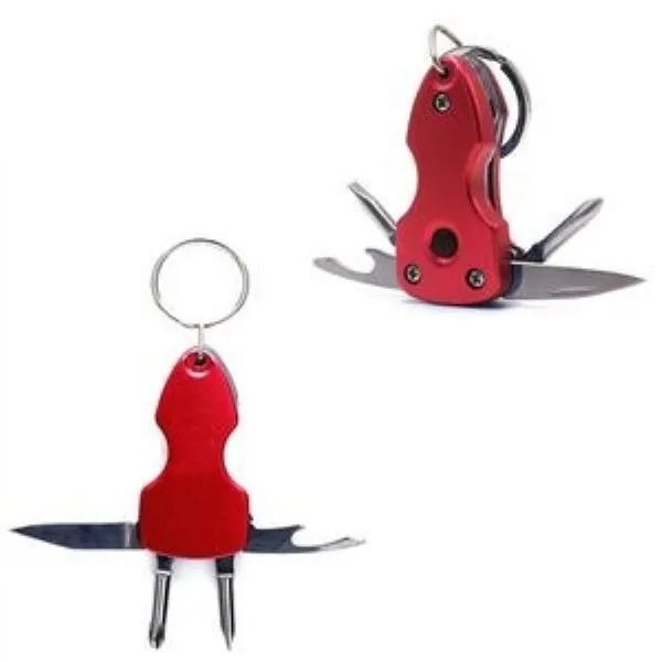 Multi Usage Knife Opener Screwdriver With Flashlight 2
