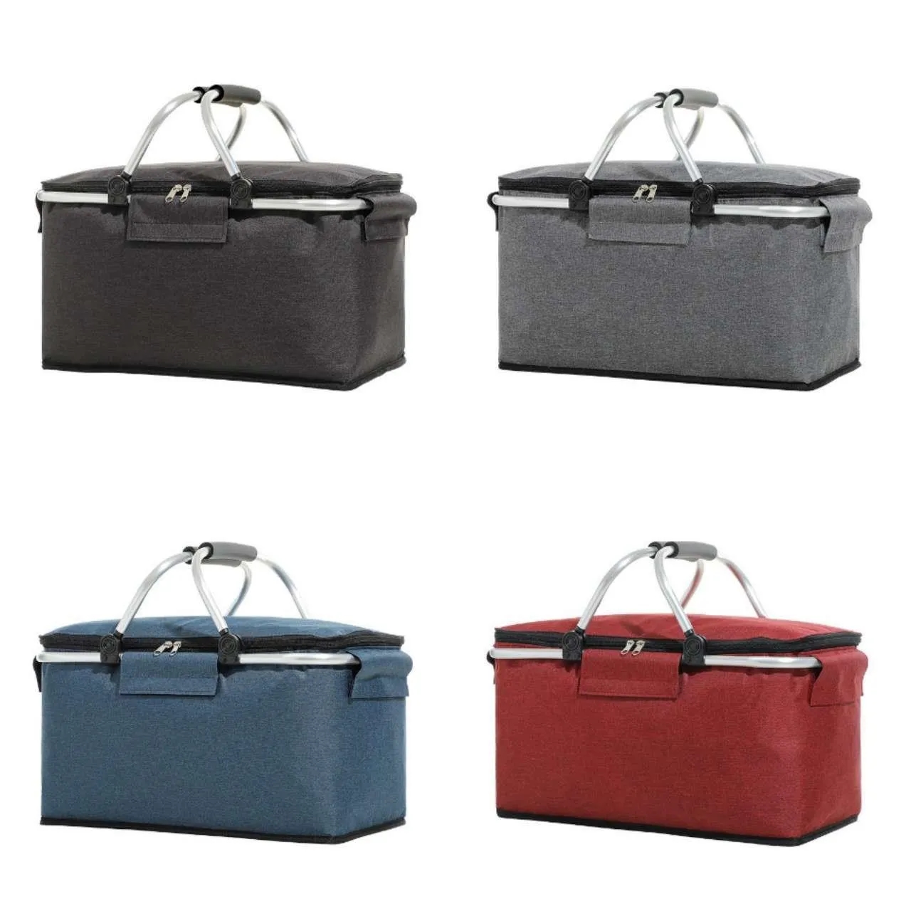 Foldable Insulation Picnic Bag Cooler Storage 4