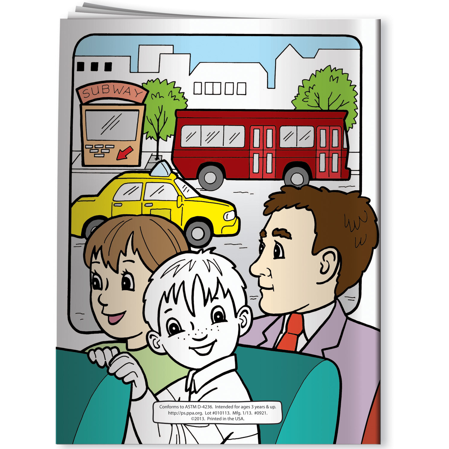 Coloring Book - Fun With Public Transportation 4