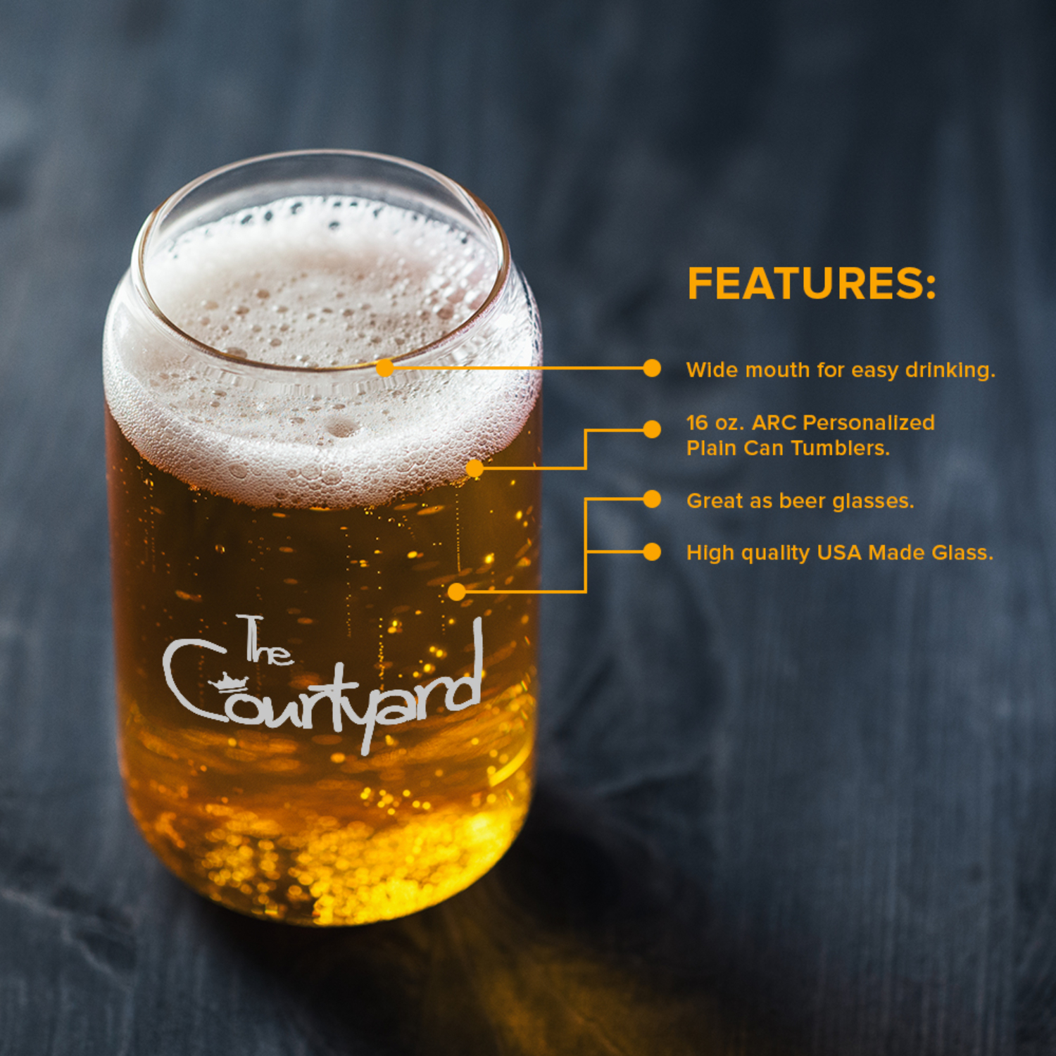 Beer Can Glasses, 16 oz 13