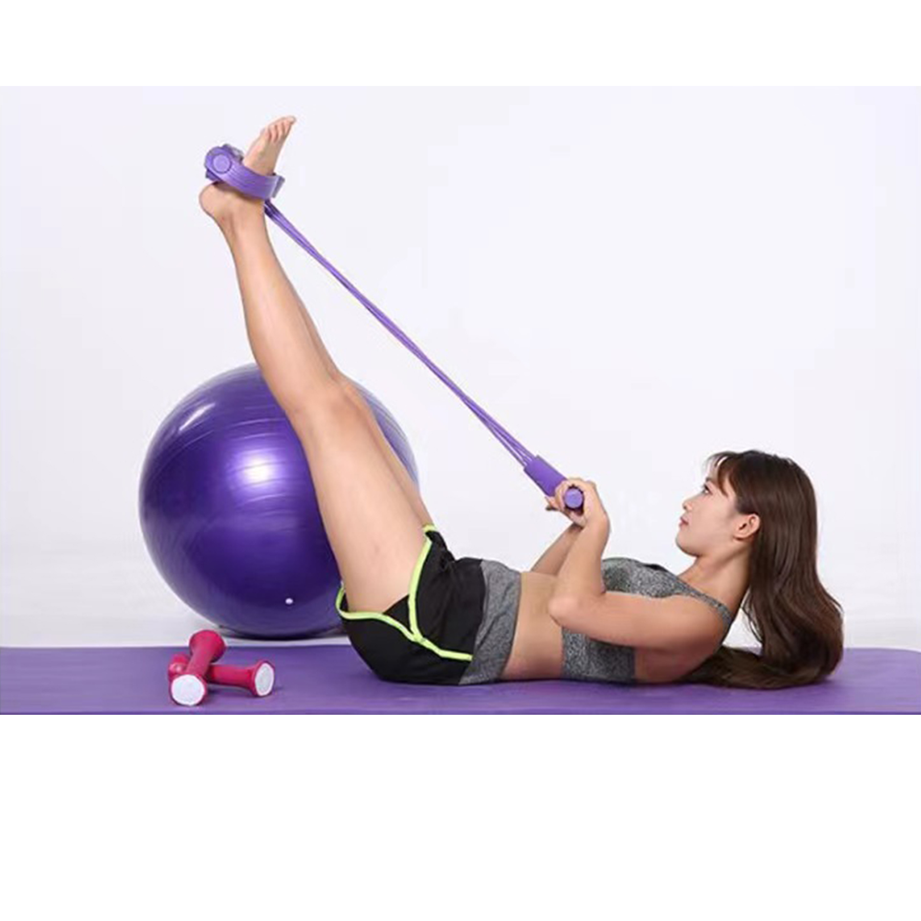 PVC Foot Pedal Resistance Band 3